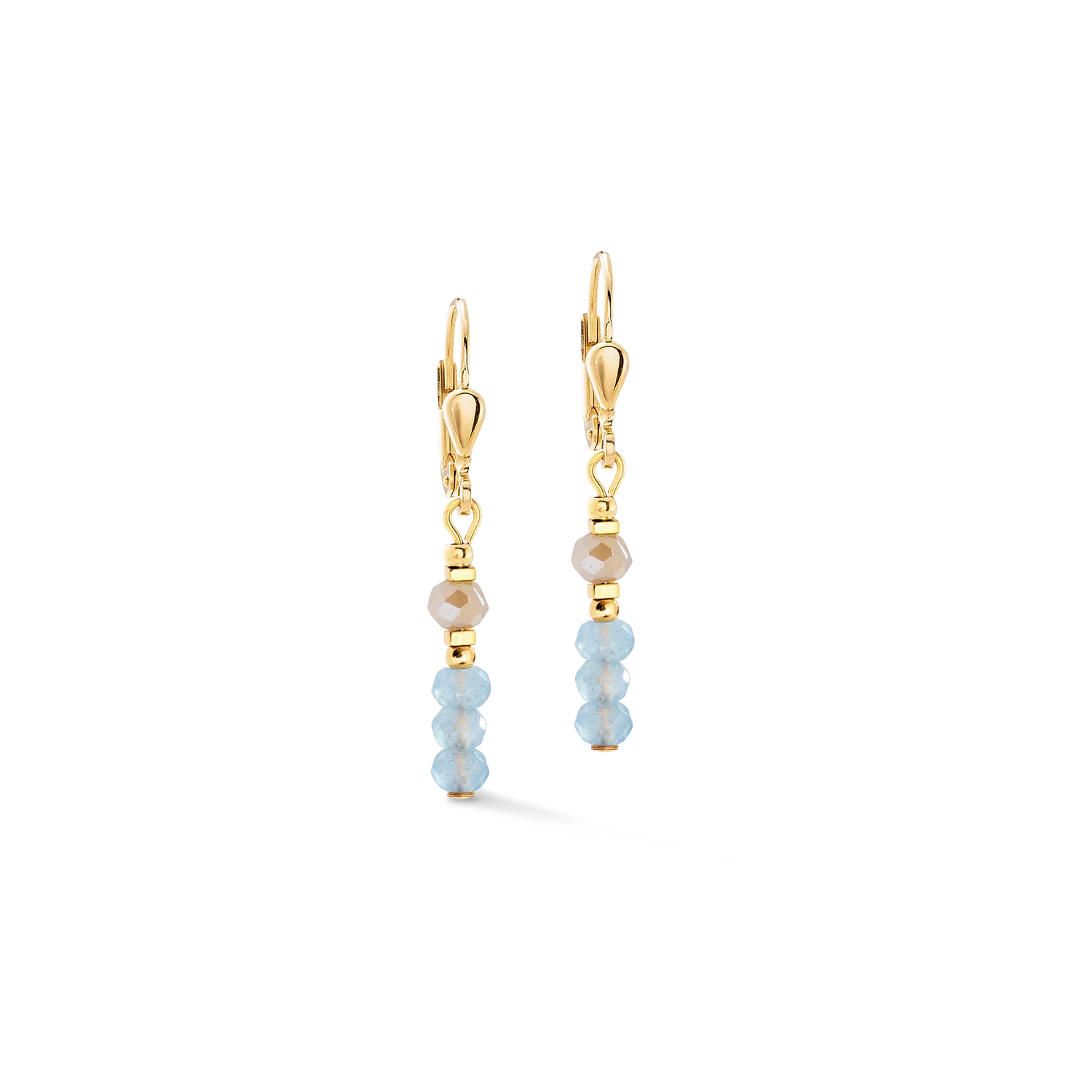 Earrings Rhythm Jade Sky gold