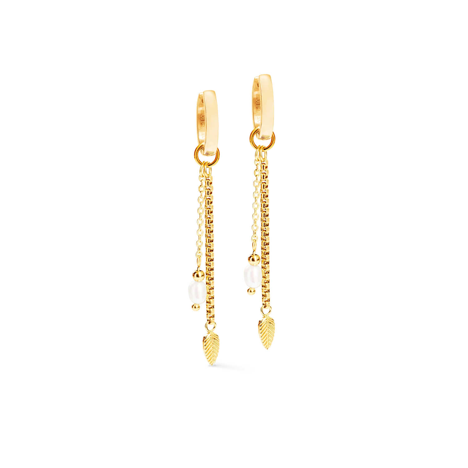 Earrings Serene Knot Chain gold - Image 2