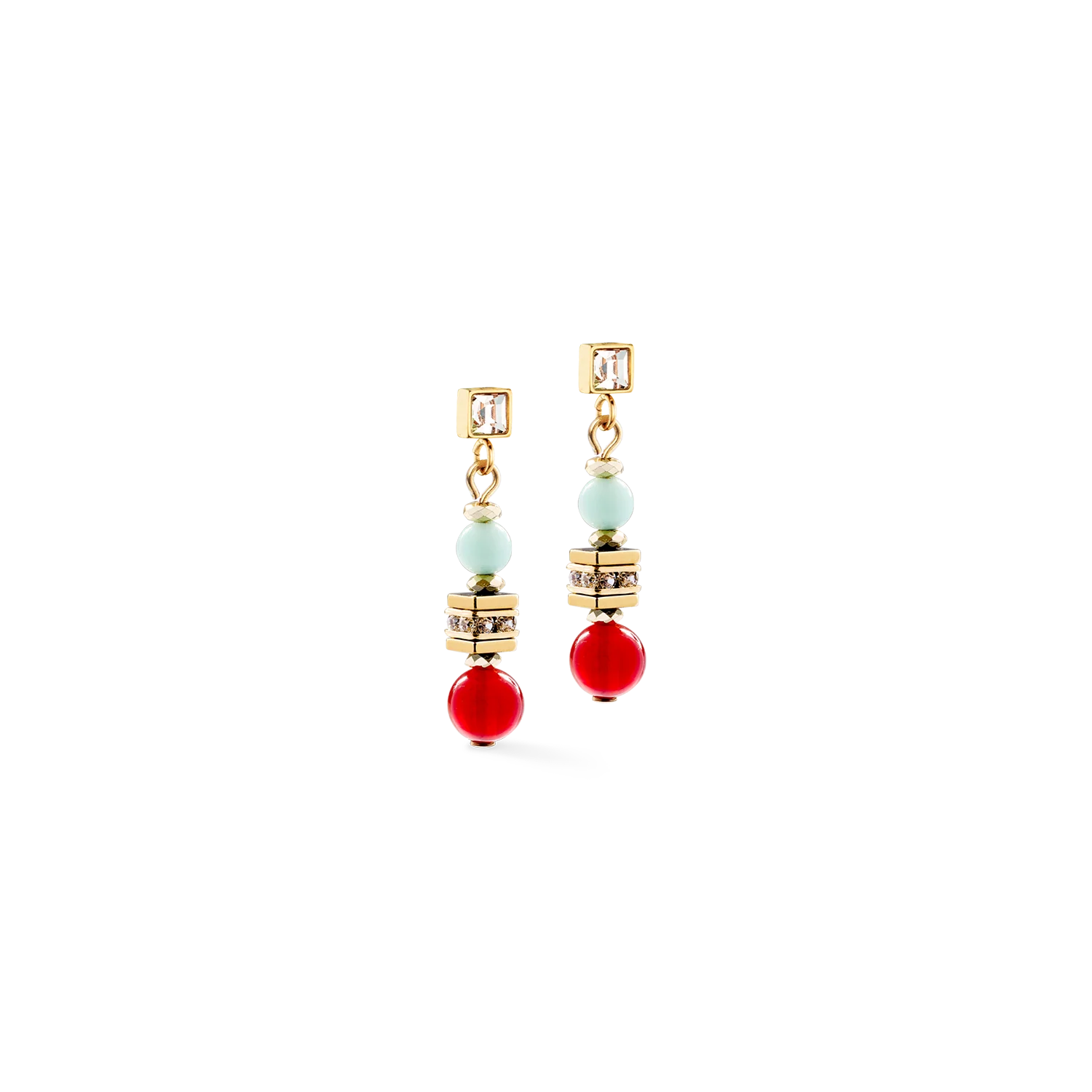 Earrings Shape Mix Nexus gold-multicolour