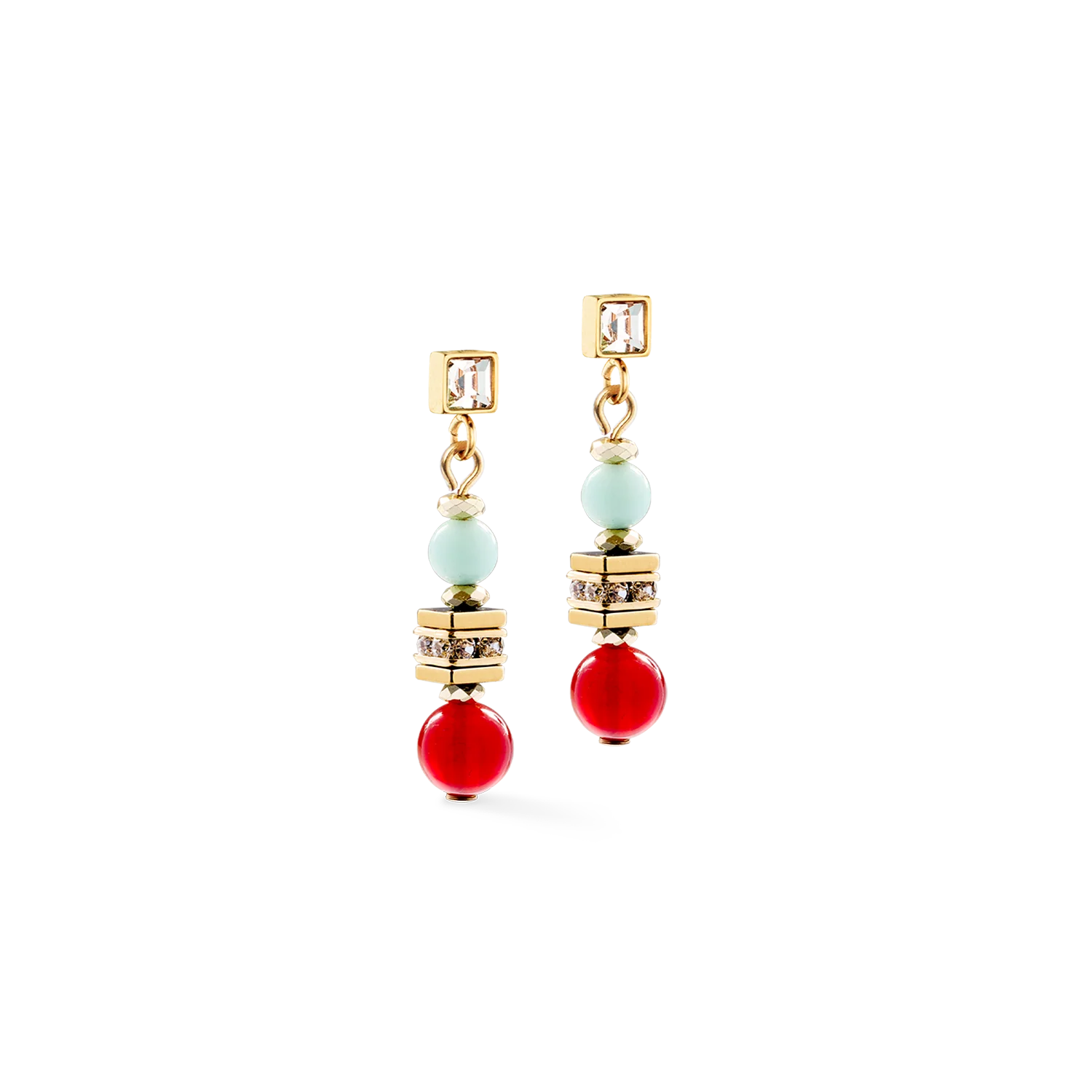 Earrings Shape Mix Nexus gold-multicolour - Image 2