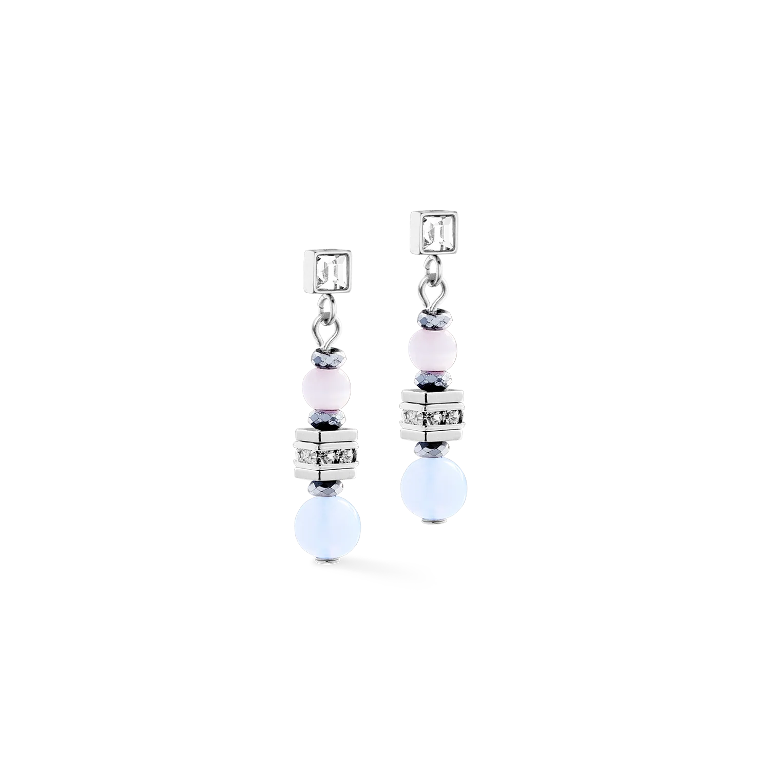 Earrings Shape Mix Nexus silver-pastel - Image 2