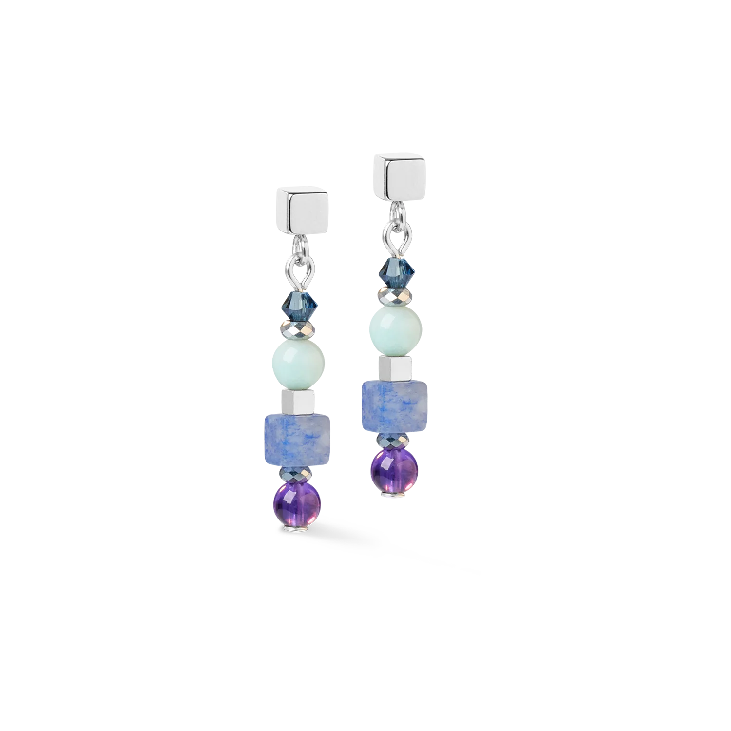 Earrings Shape Mix Spikes Blue Moon - Image 2