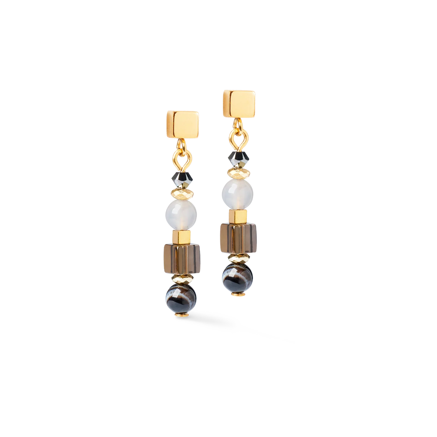 Earrings Shape Mix Spikes Smoky Glow - Image 2