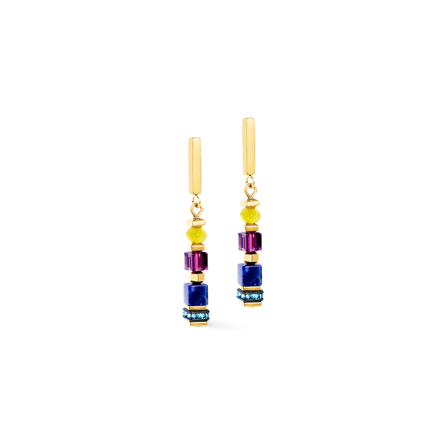 Earrings Wave Precious Flow gold-energy