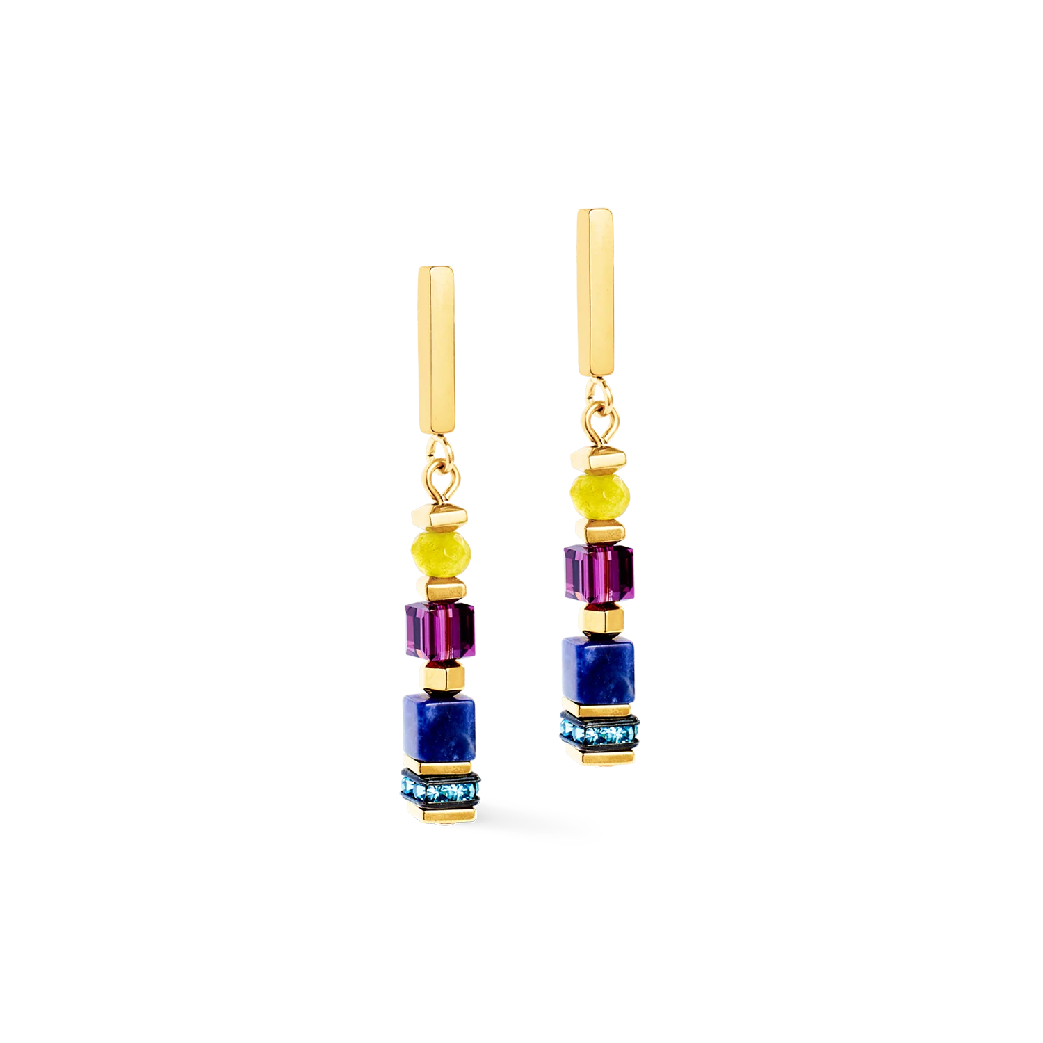 Earrings Wave Precious Flow gold-energy - Image 2