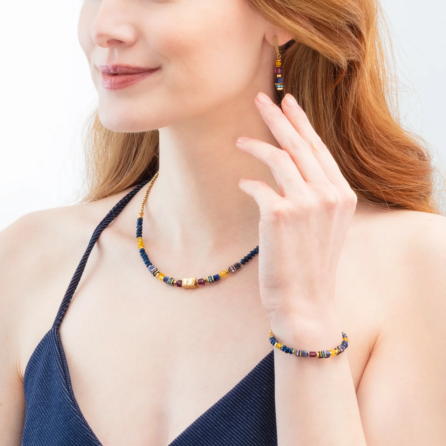 Earrings Wave Precious Flow gold-energy - Image 4