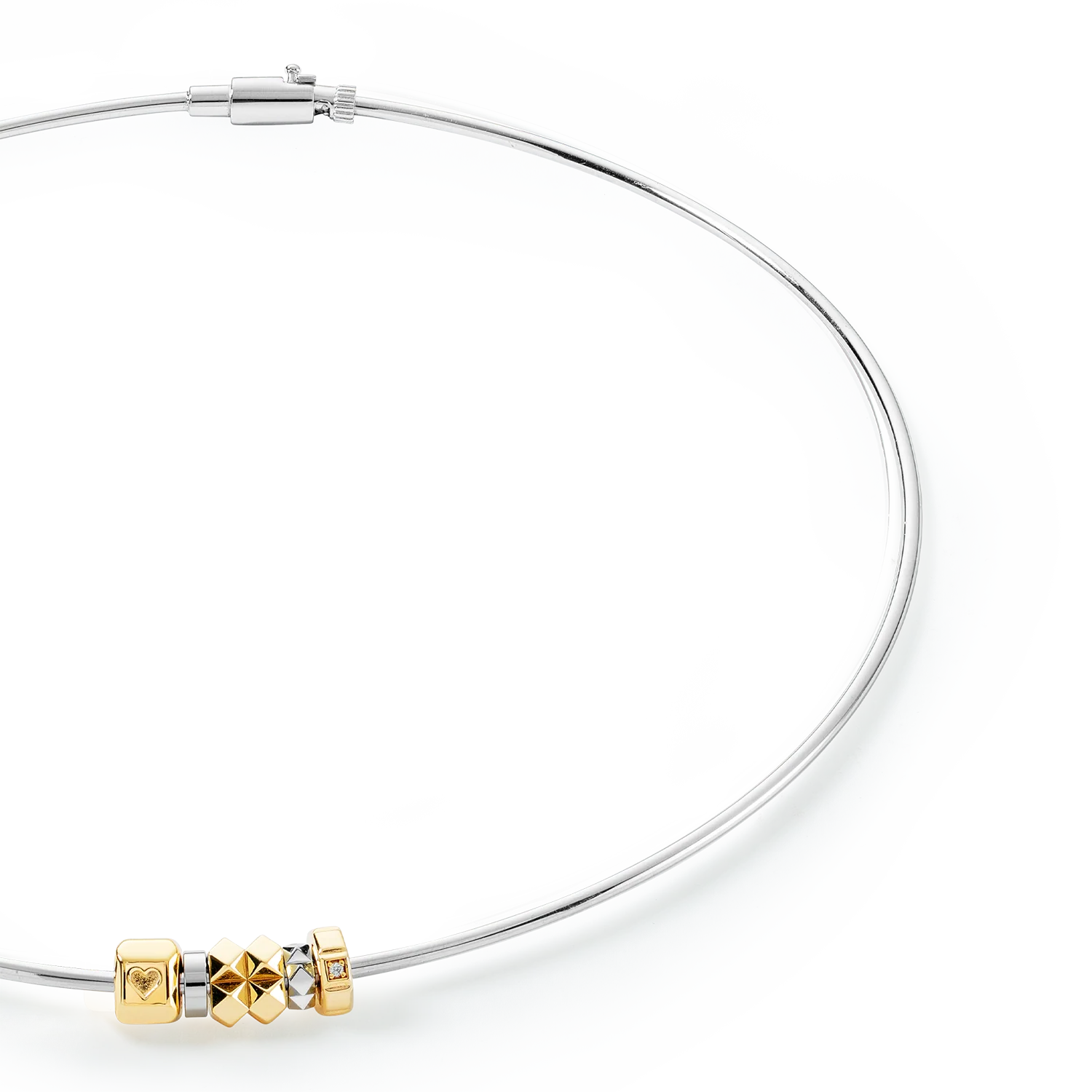 ELEMENTS Collection necklace rigid bicolor - Image 2