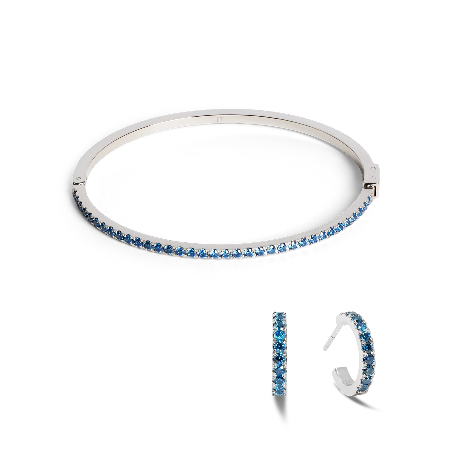 Eternal Love Hoop mini silver-blue - Image 3
