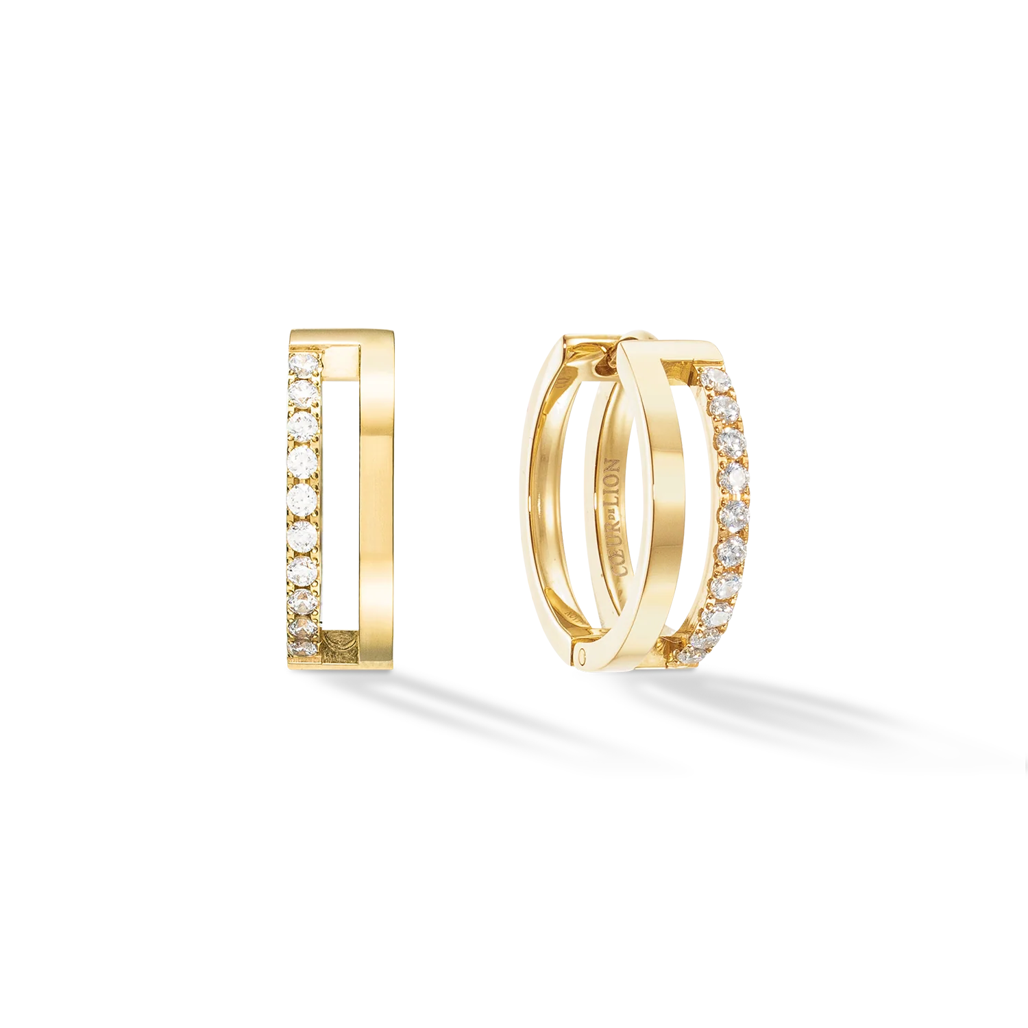 Eternal Unity Hoops gold-crystal