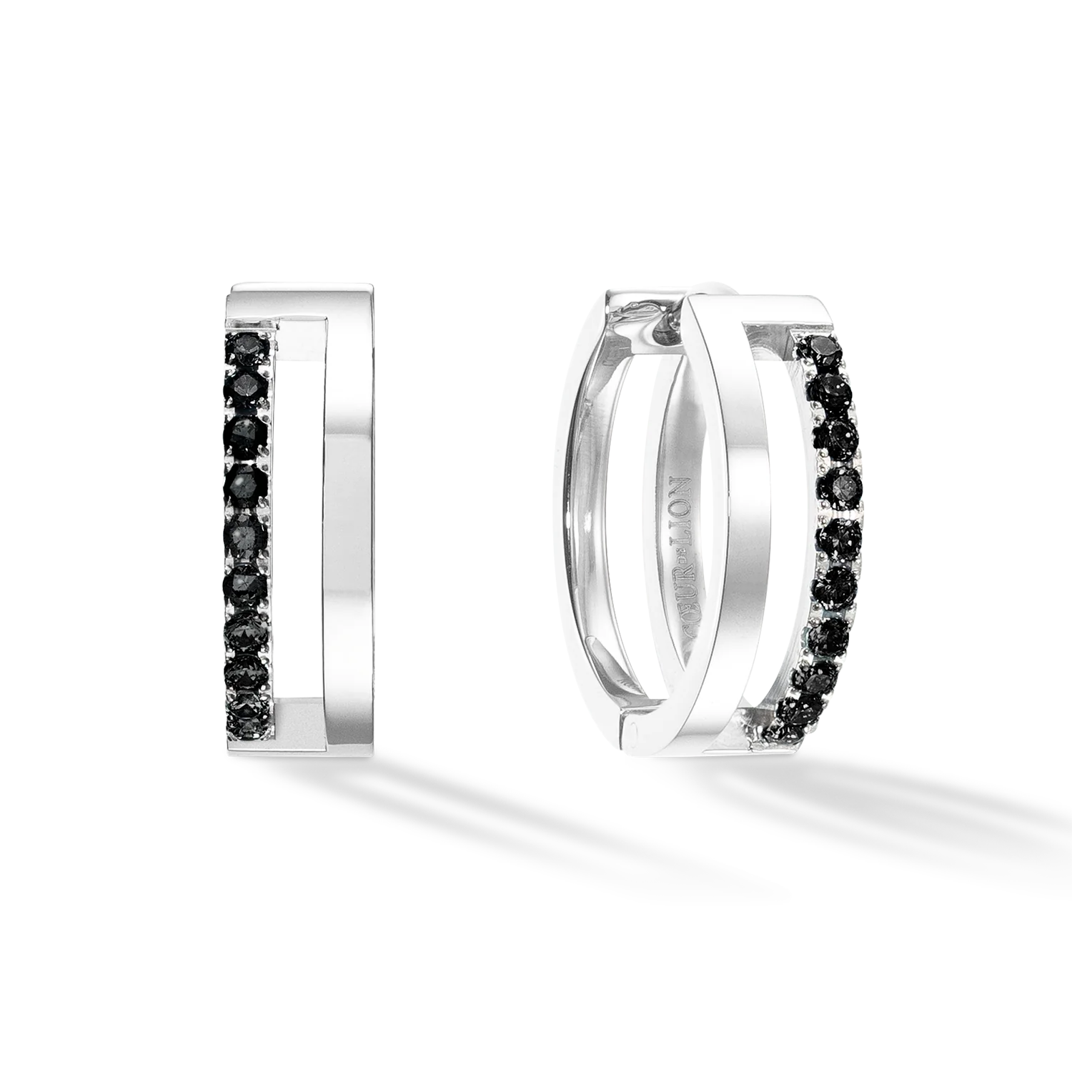 Eternal Unity Hoops silver-black - Image 2