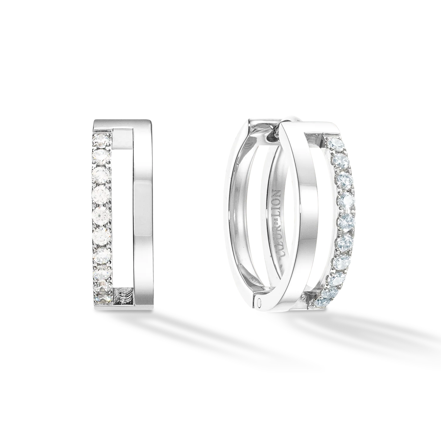Eternal Unity Hoops silver-crystal - Image 2