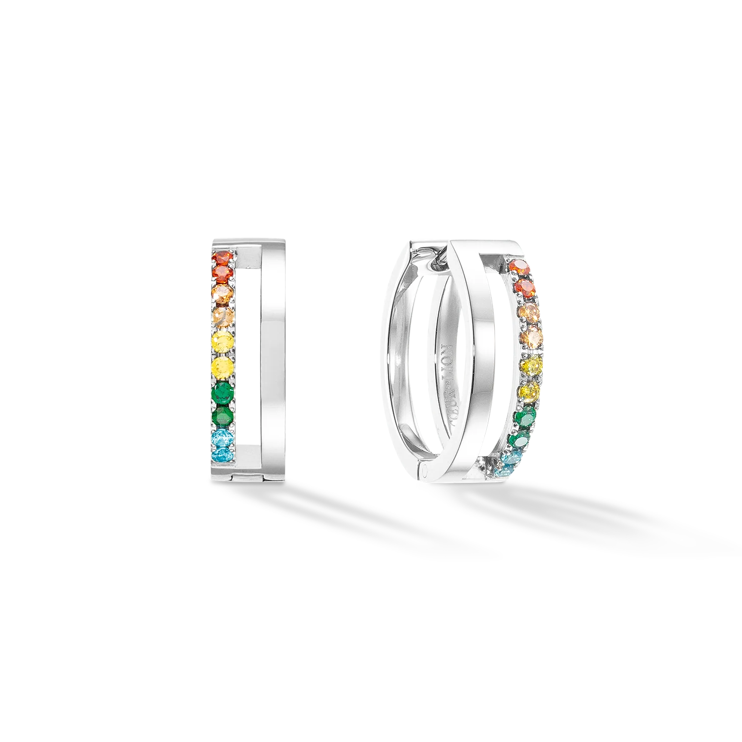 Eternal Unity Hoops silver-multicolour