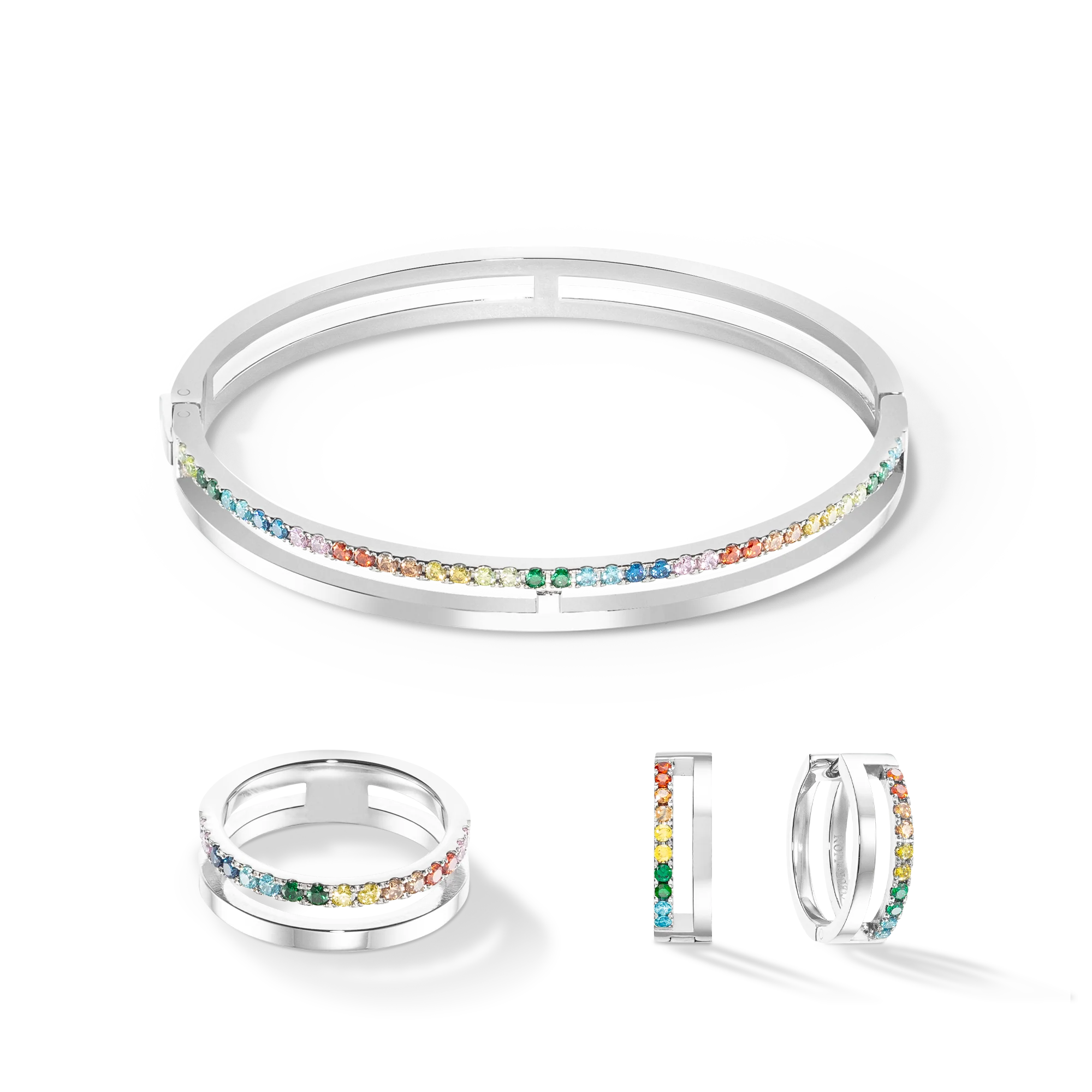 Eternal Unity Hoops silver-multicolour - Image 3