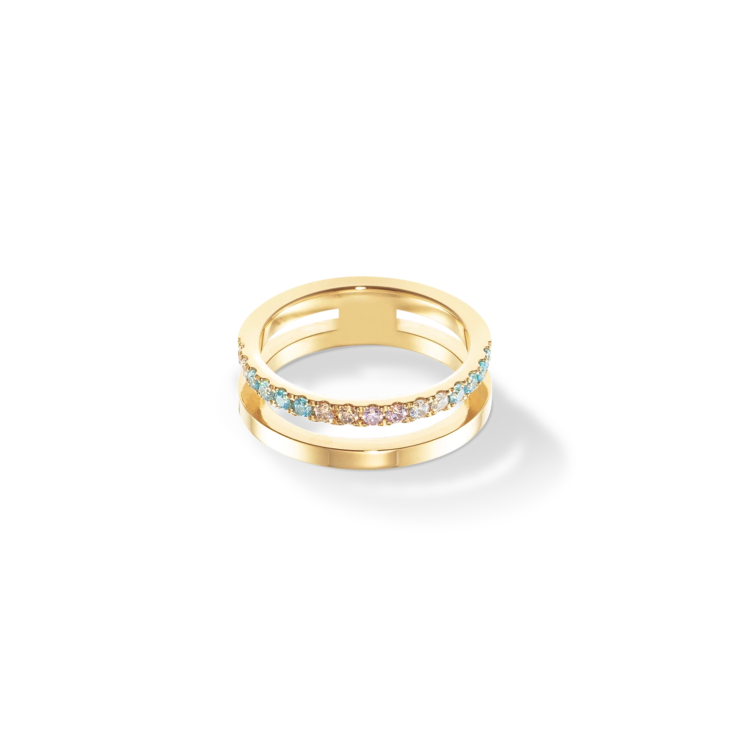 Eternal Unity Ring gold-multicolour pastel