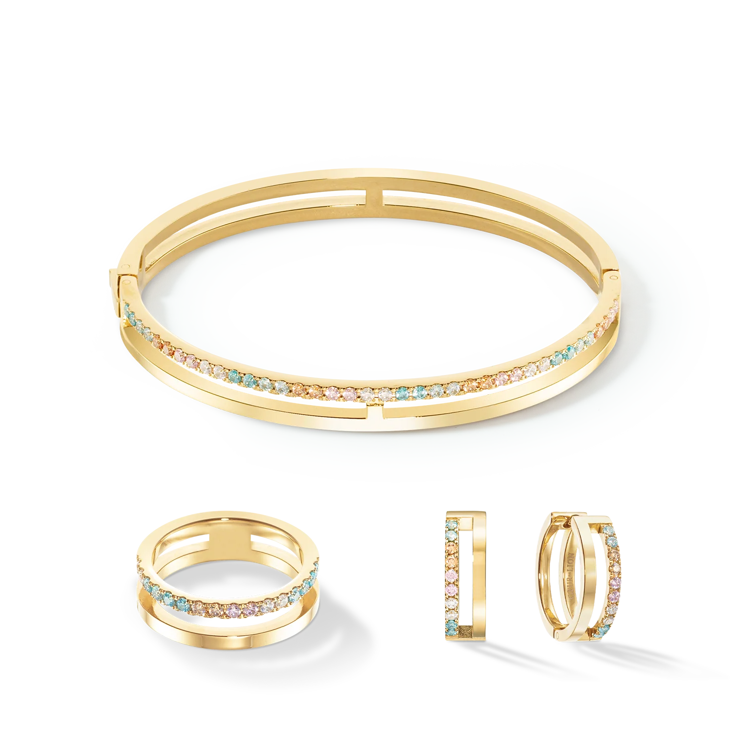 Eternal Unity Ring gold-multicolour pastel - Image 3