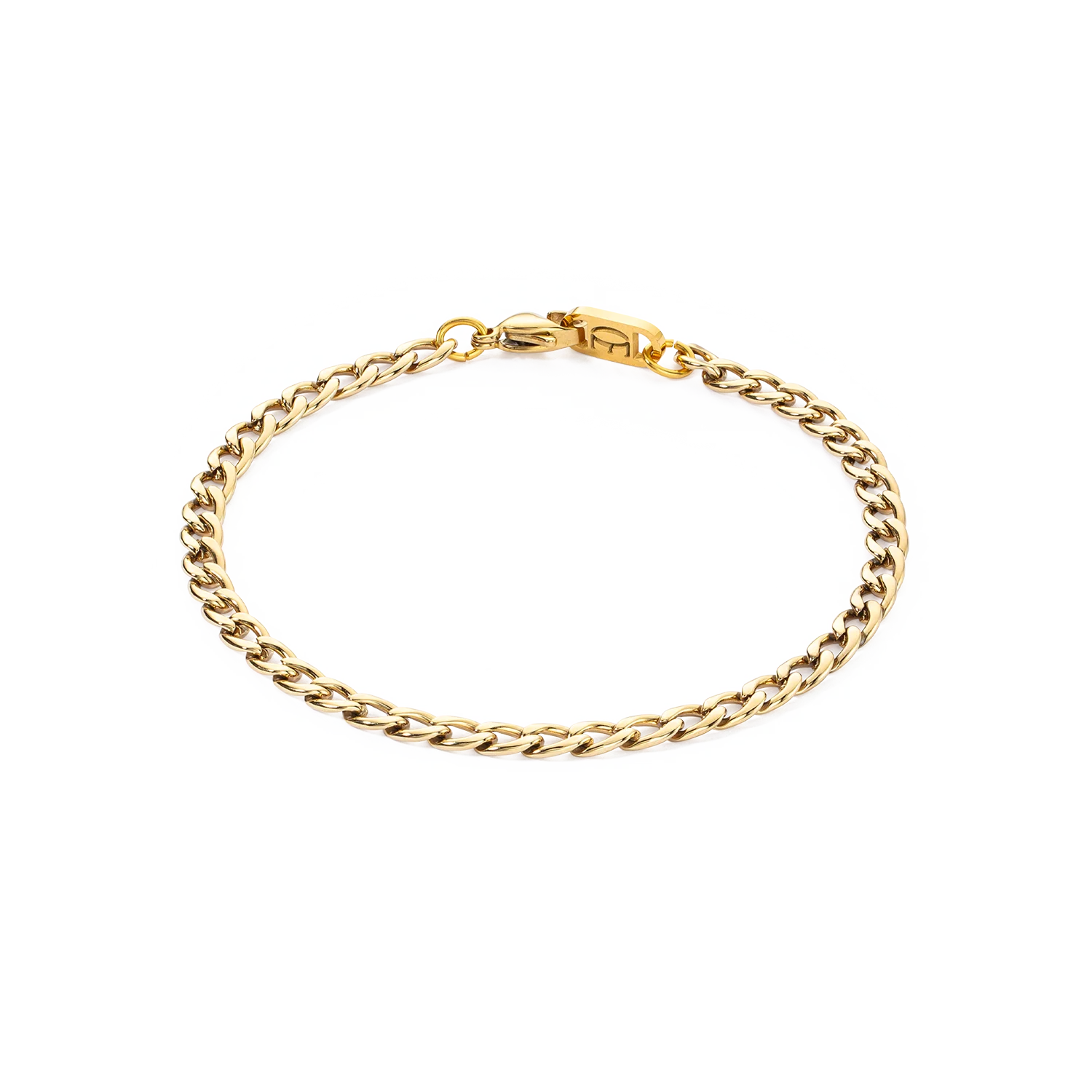 Extension chain 21 cm gold