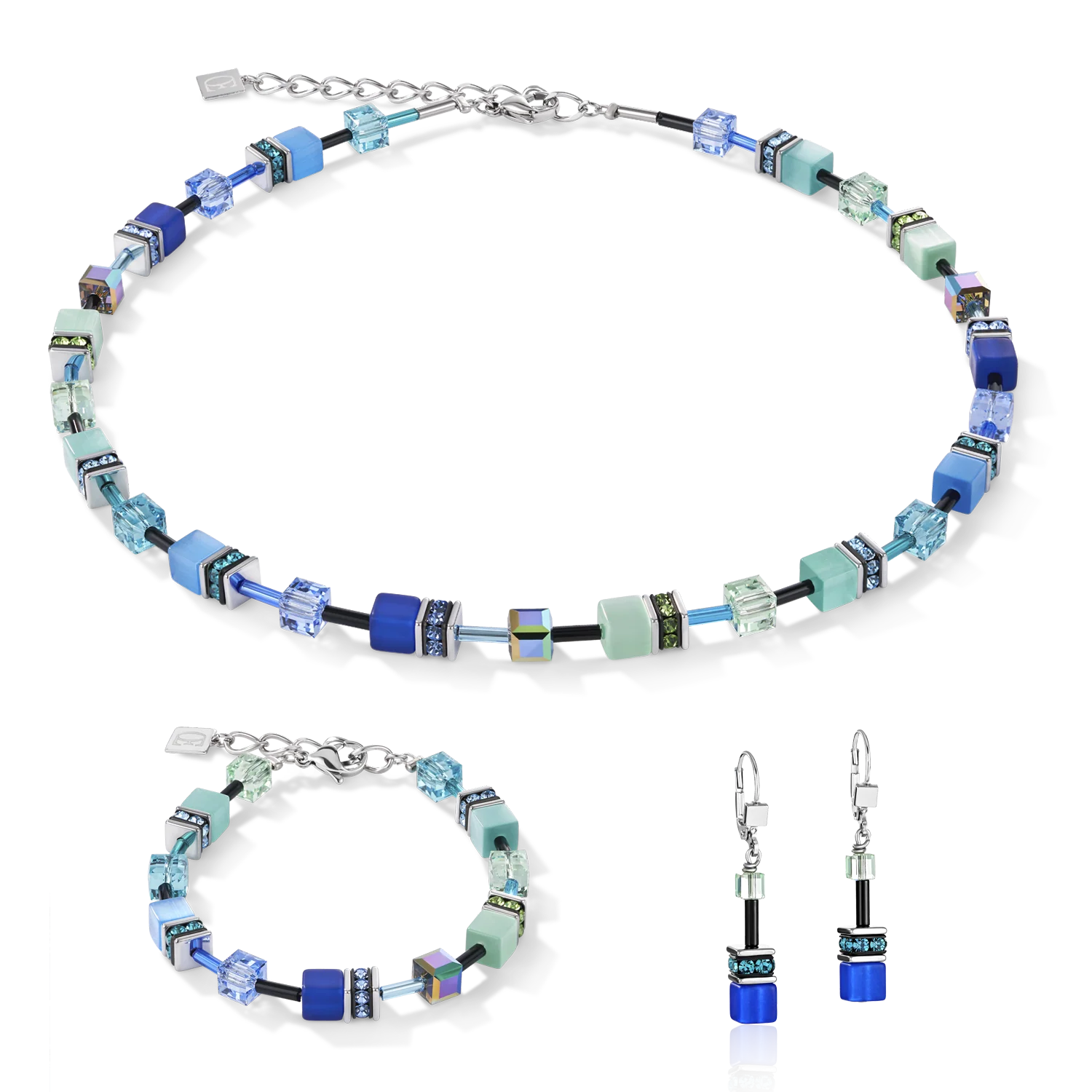 GeoCUBE® Bracelet blue-green - Image 3