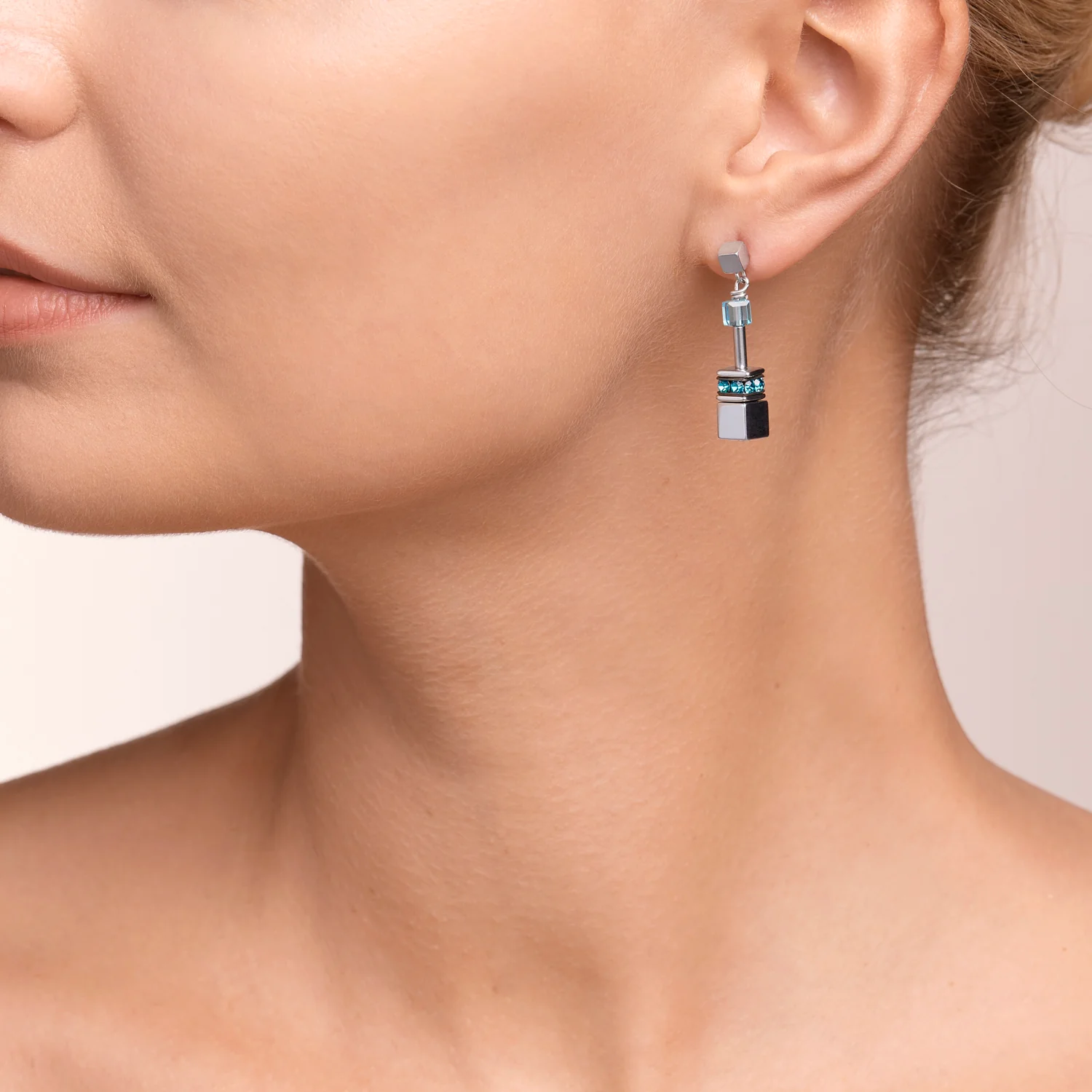 GeoCUBE® Earrings multicolour fresh vintage - Image 4