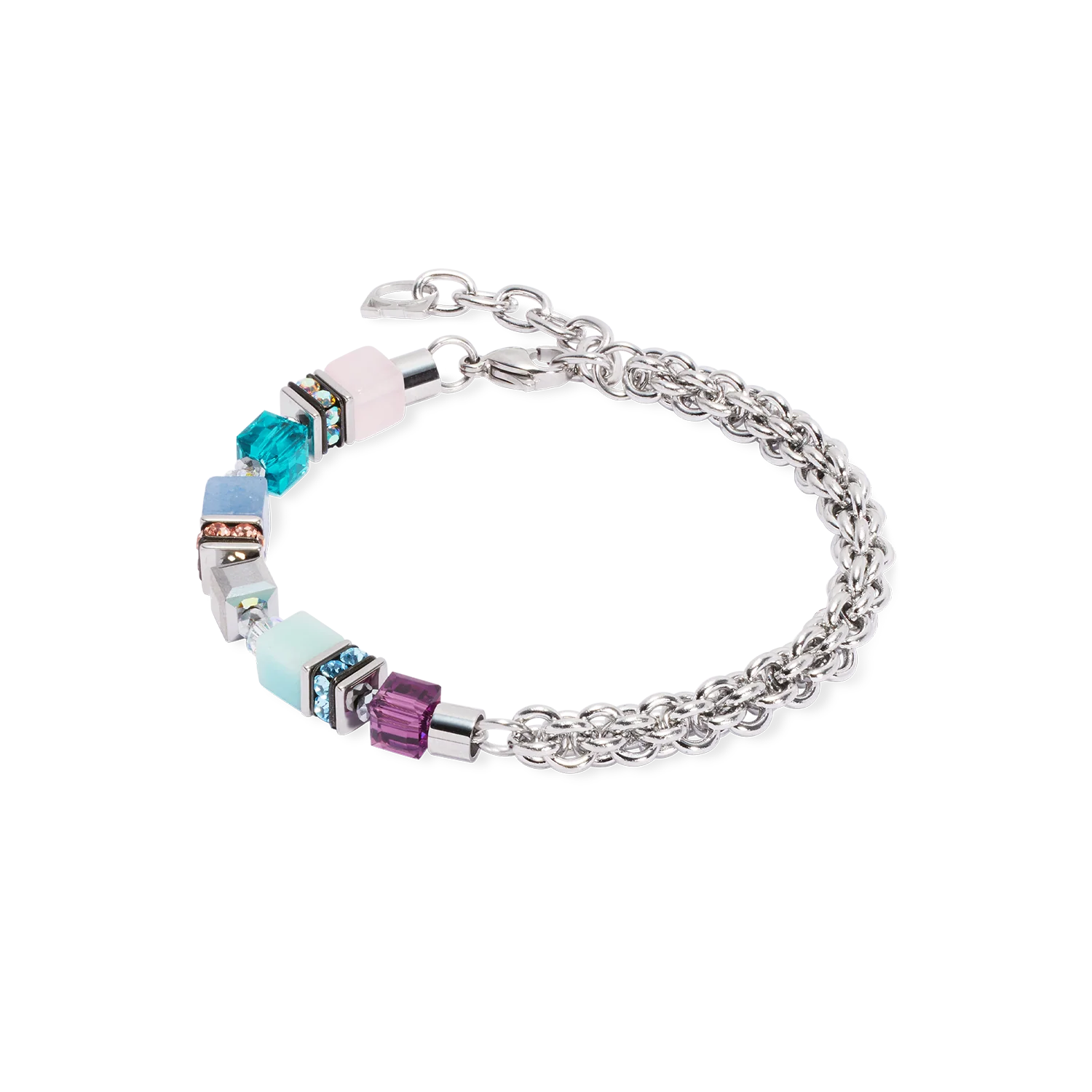 GeoCUBE® Fusion Summer bracelet silver-couture