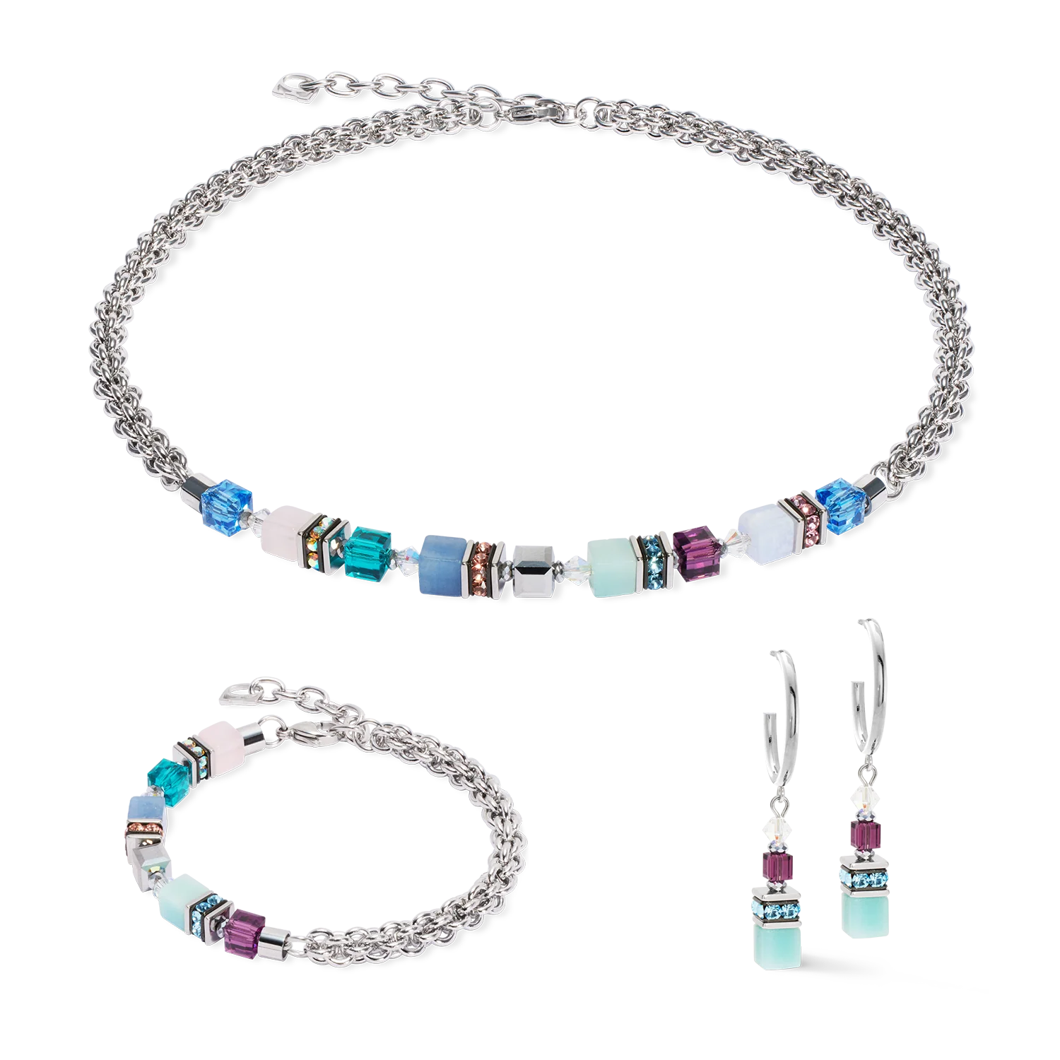 GeoCUBE® Fusion Summer bracelet silver-couture - Image 3