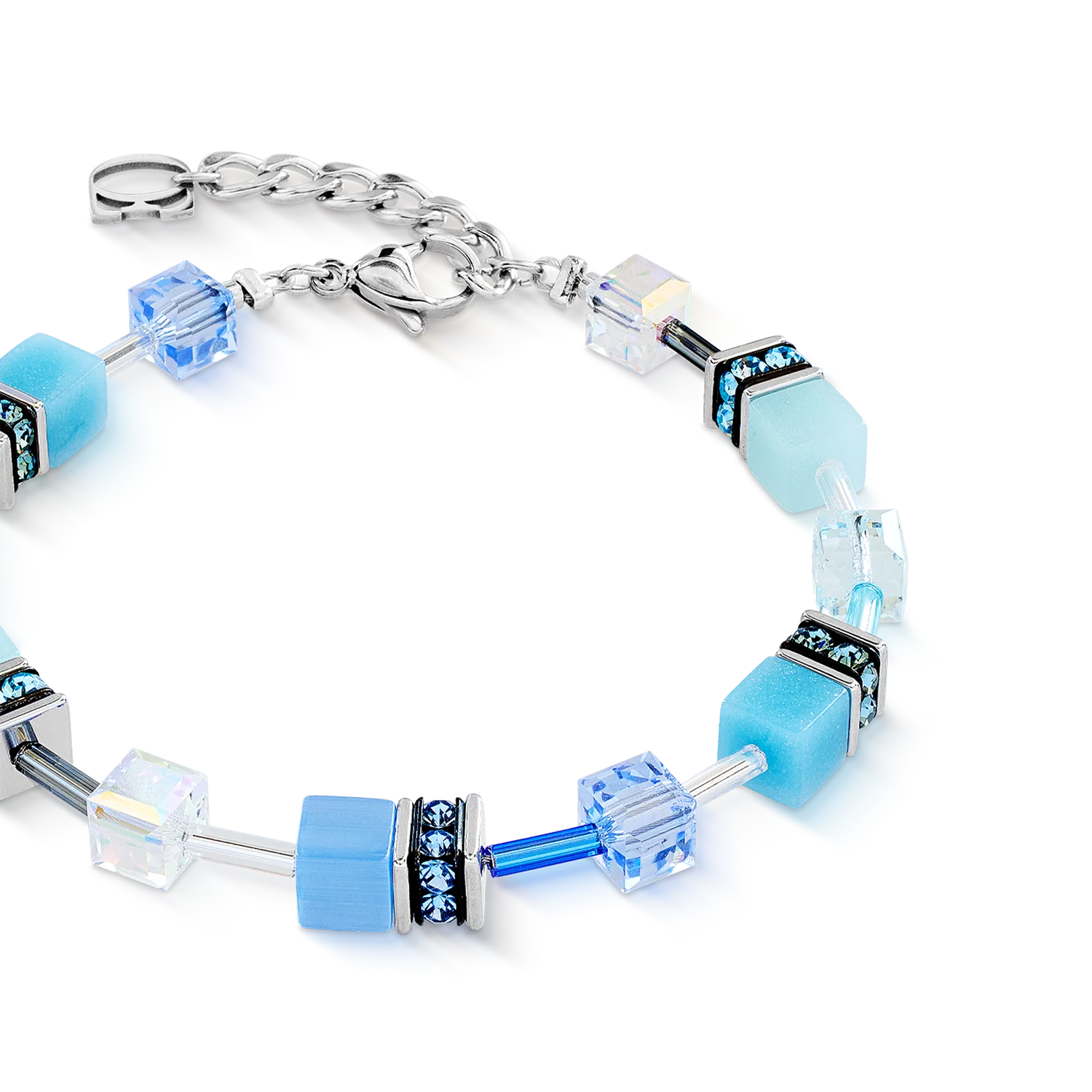 GeoCUBE® Iconic bracelet aqua-blue - Image 2