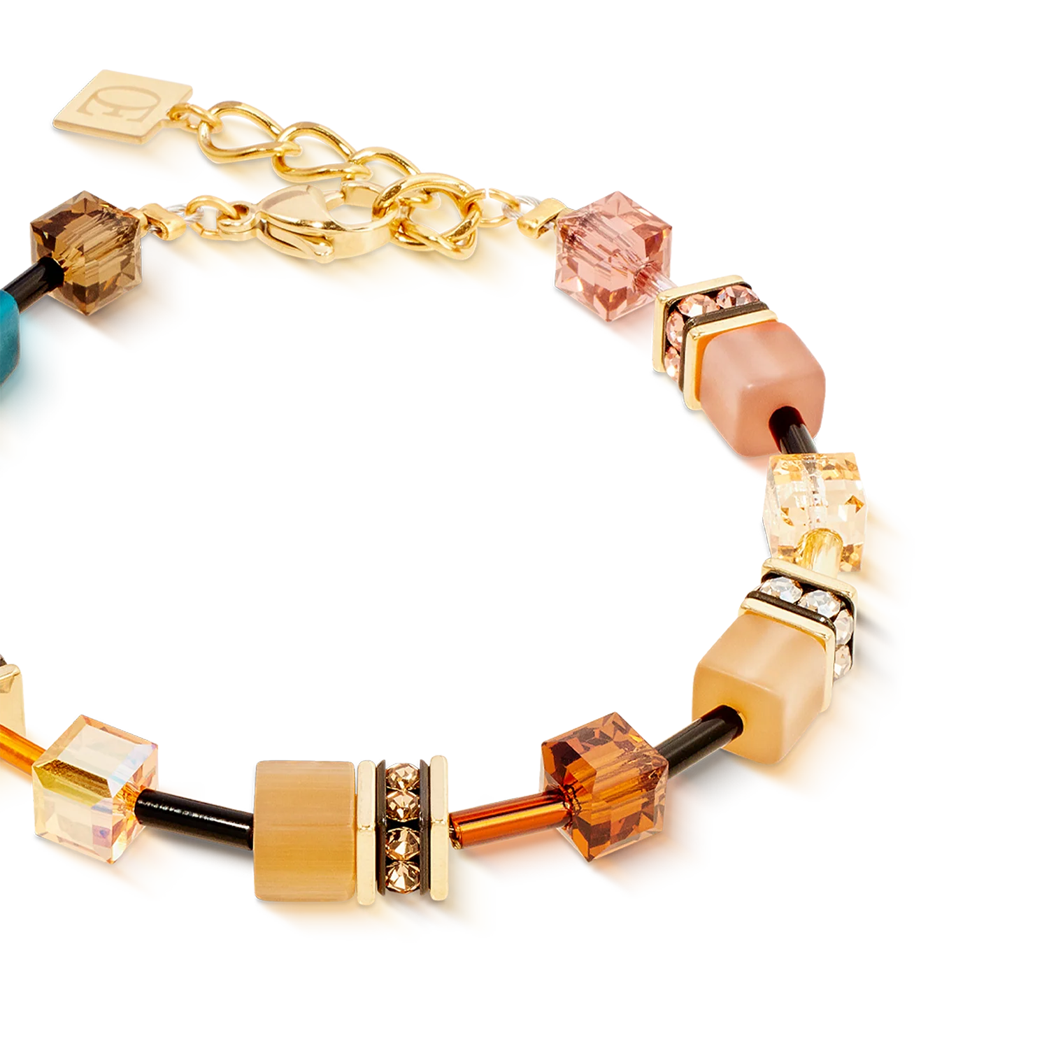 GeoCUBE® Iconic bracelet Earth Mirage gold - Image 2