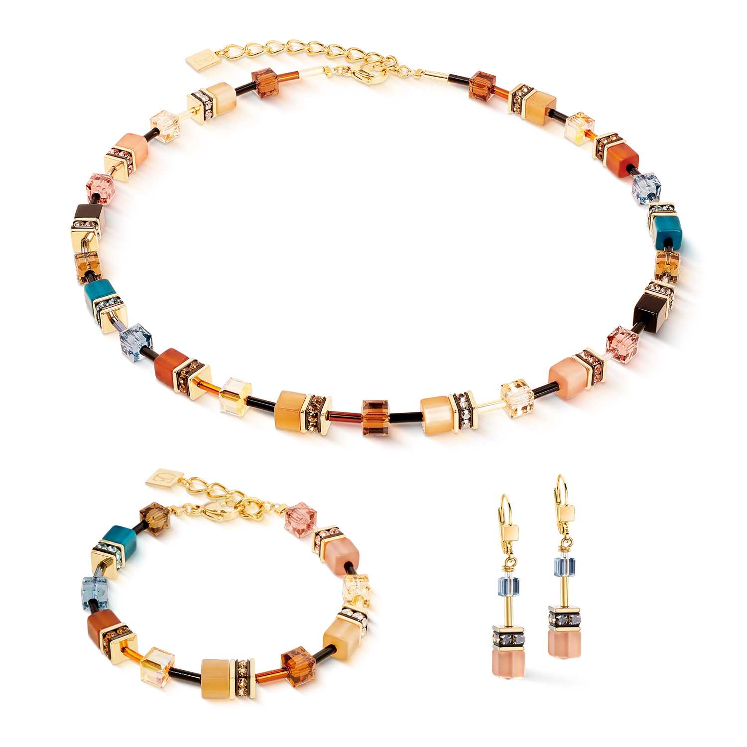 GeoCUBE® Iconic bracelet Earth Mirage gold - Image 3