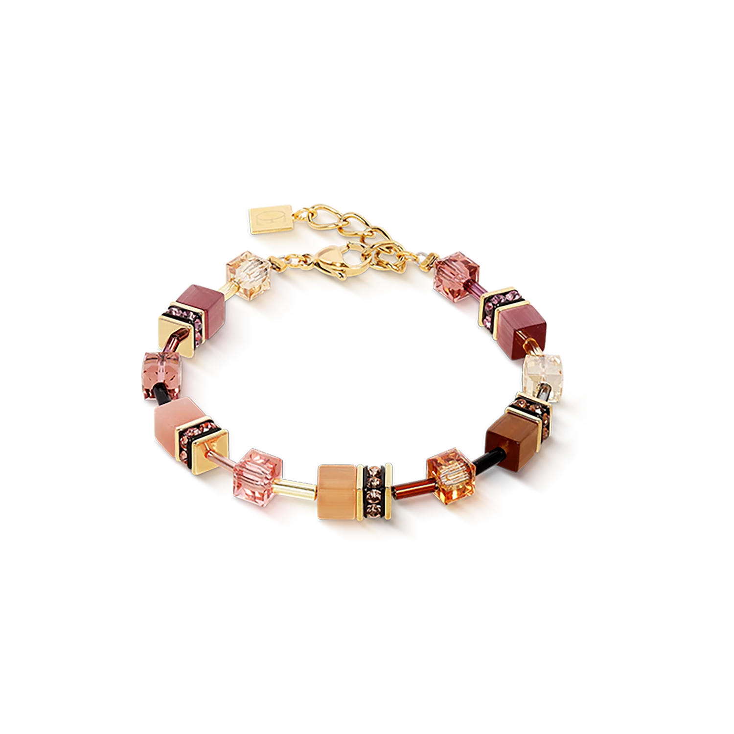 GeoCUBE® Iconic bracelet gold Blush