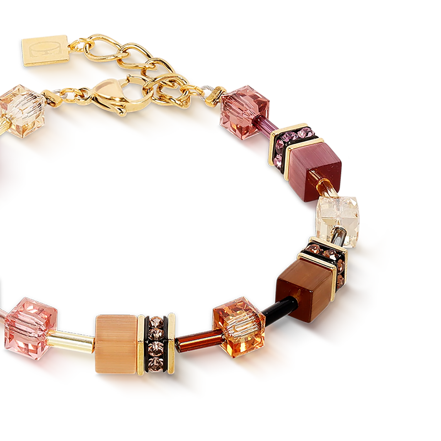 GeoCUBE® Iconic bracelet gold Blush - Image 2