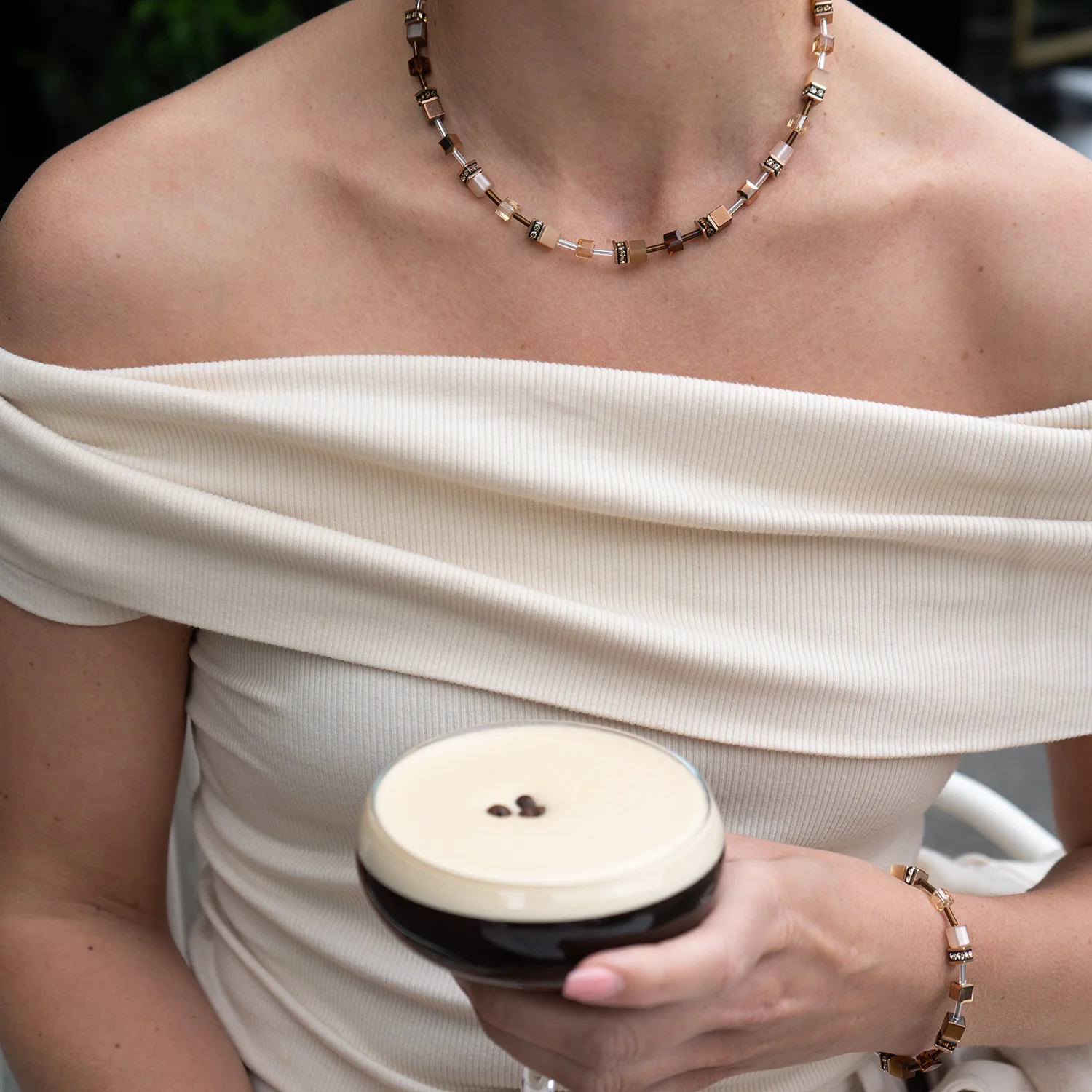 GeoCUBE® Iconic Bracelet Mocha Mousse - Image 4