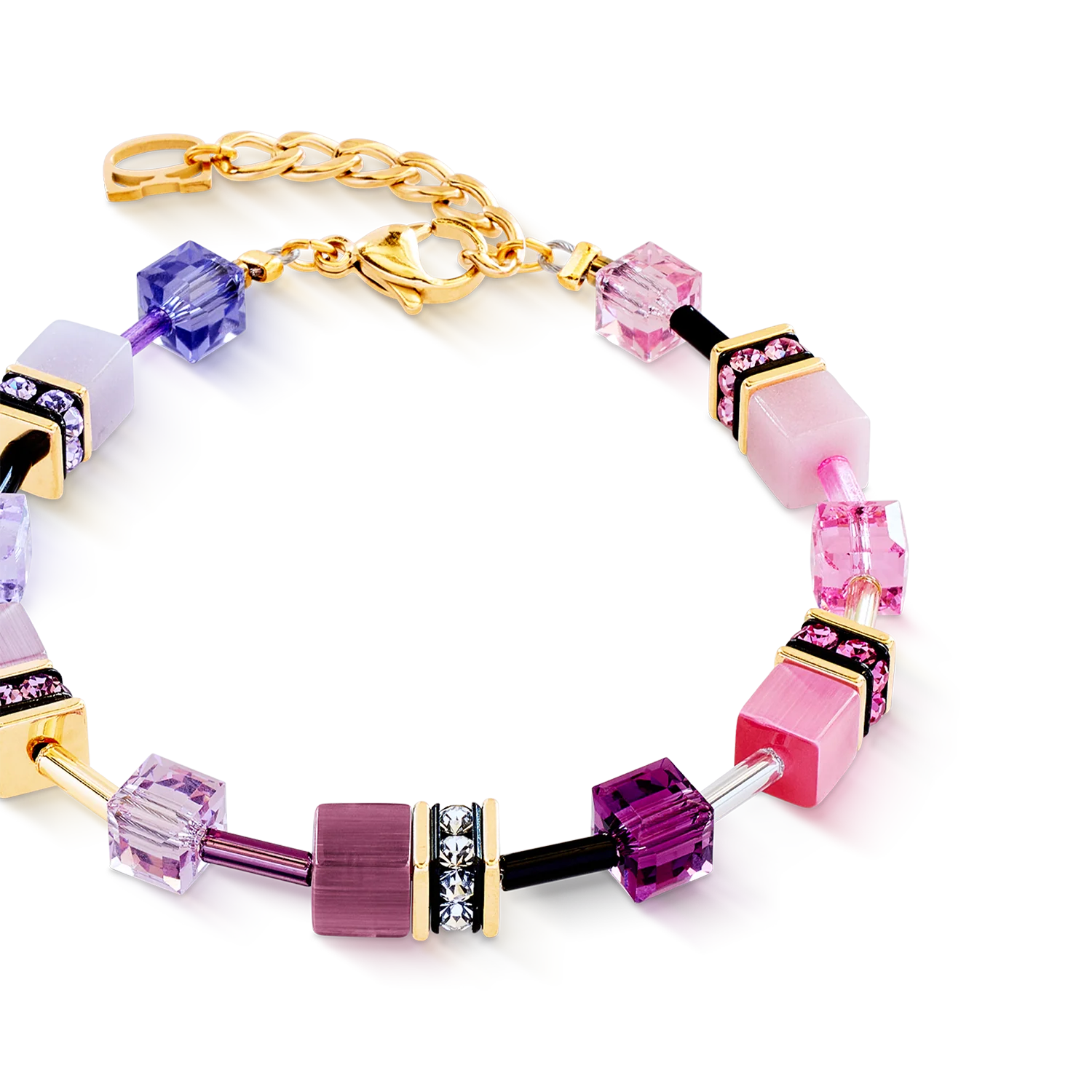 GeoCUBE® Iconic bracelet pink-lilac - Image 2