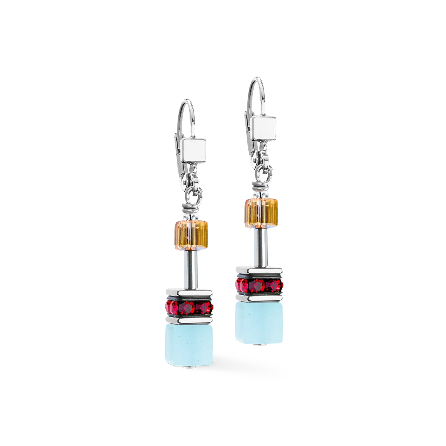 GeoCUBE® Iconic earrings Love Energy silver - Image 2