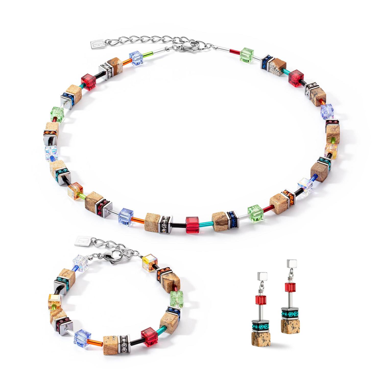 GeoCUBE® Iconic Nature bracelet multicolour brown - Image 3