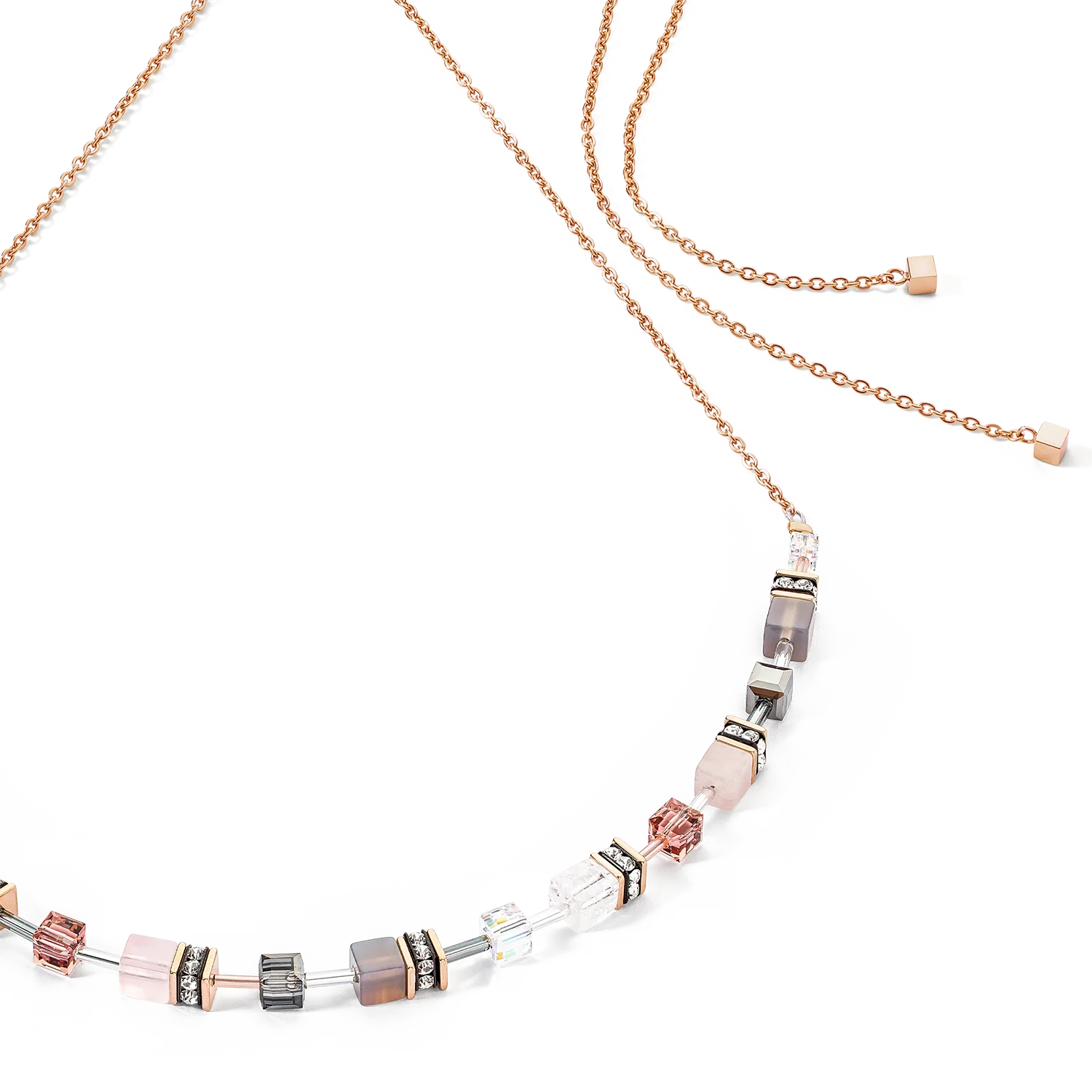 GeoCUBE® Iconic Nature Chain necklace rose - Image 2