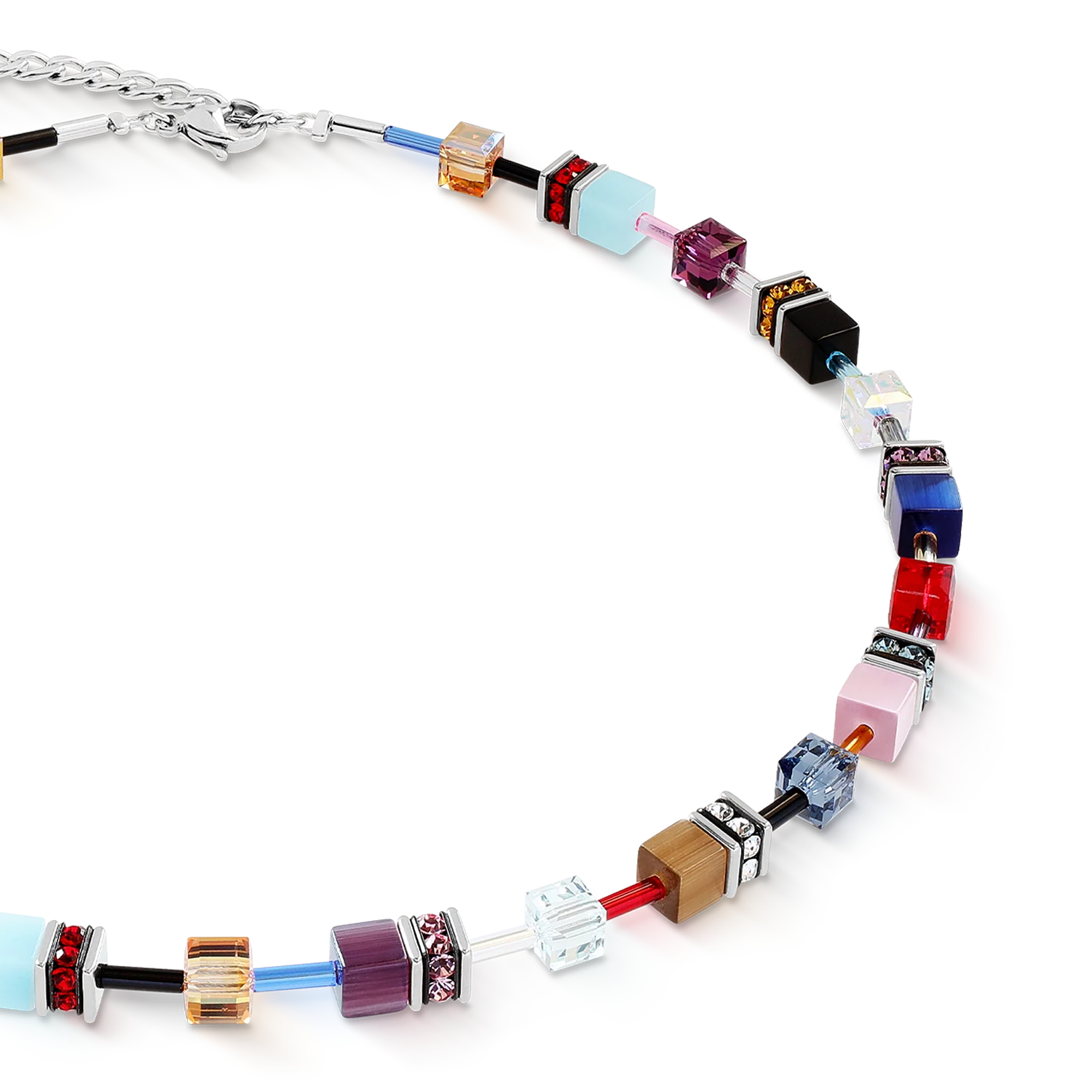 GeoCUBE® Iconic necklace Love Energy silver - Image 2