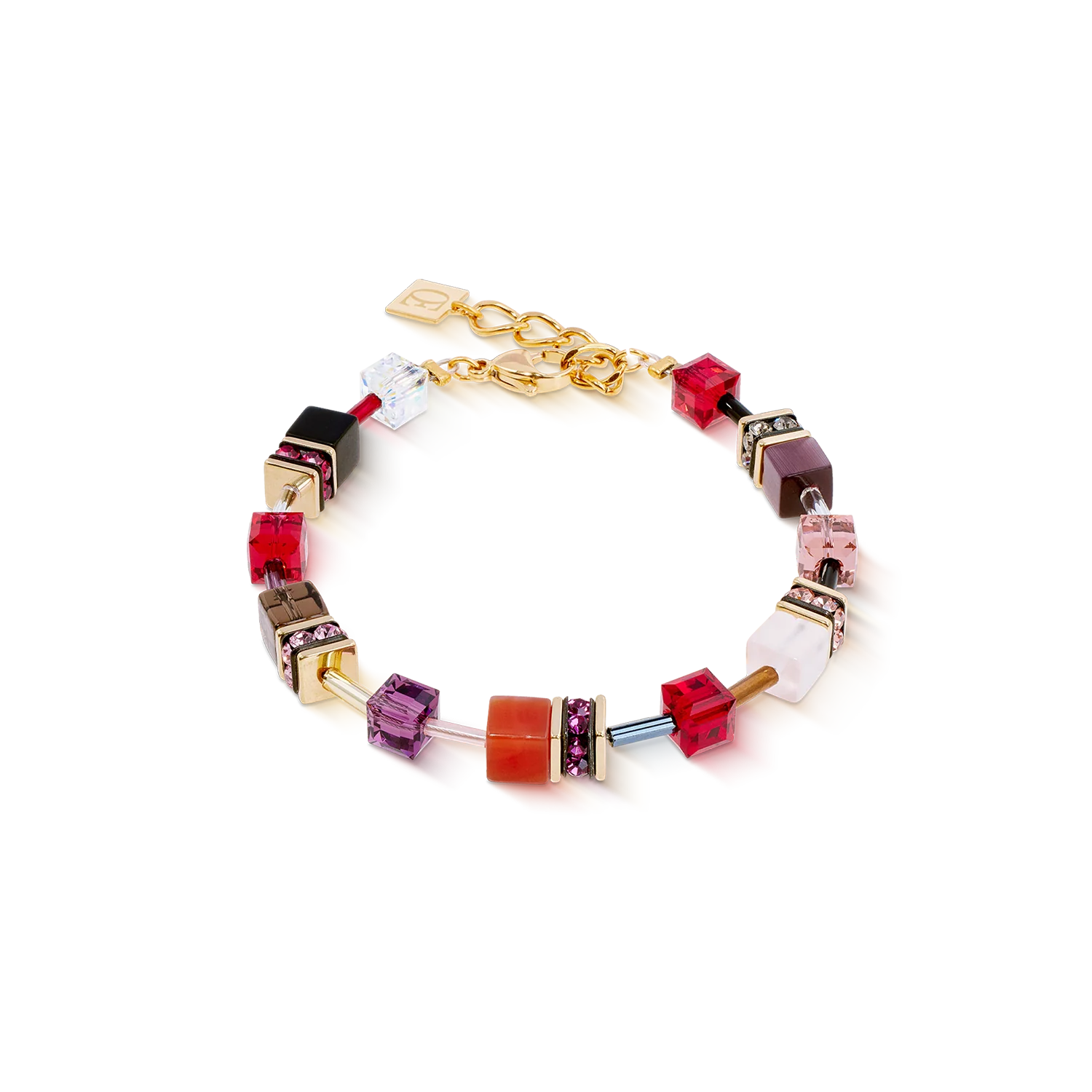 GeoCUBE® Iconic Precious bracelet Festive red