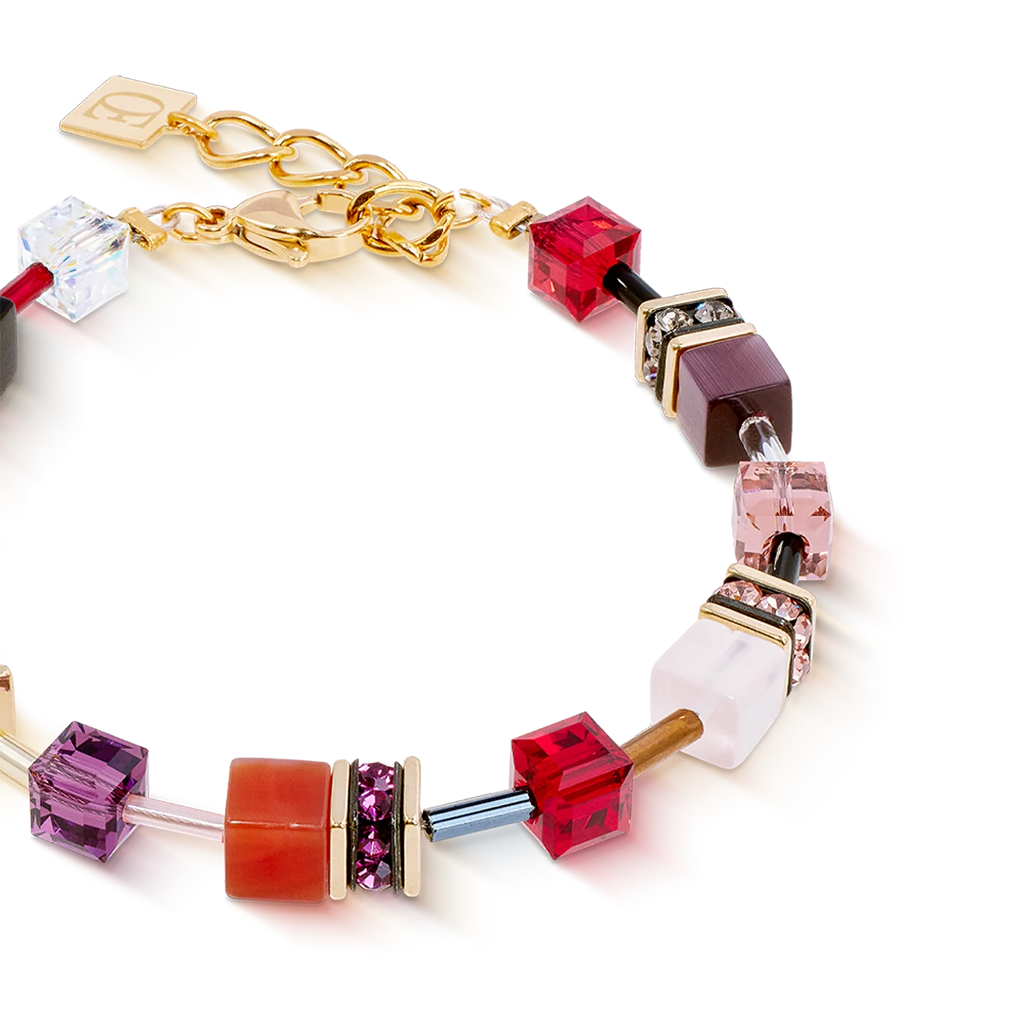 GeoCUBE® Iconic Precious bracelet Festive red - Image 2