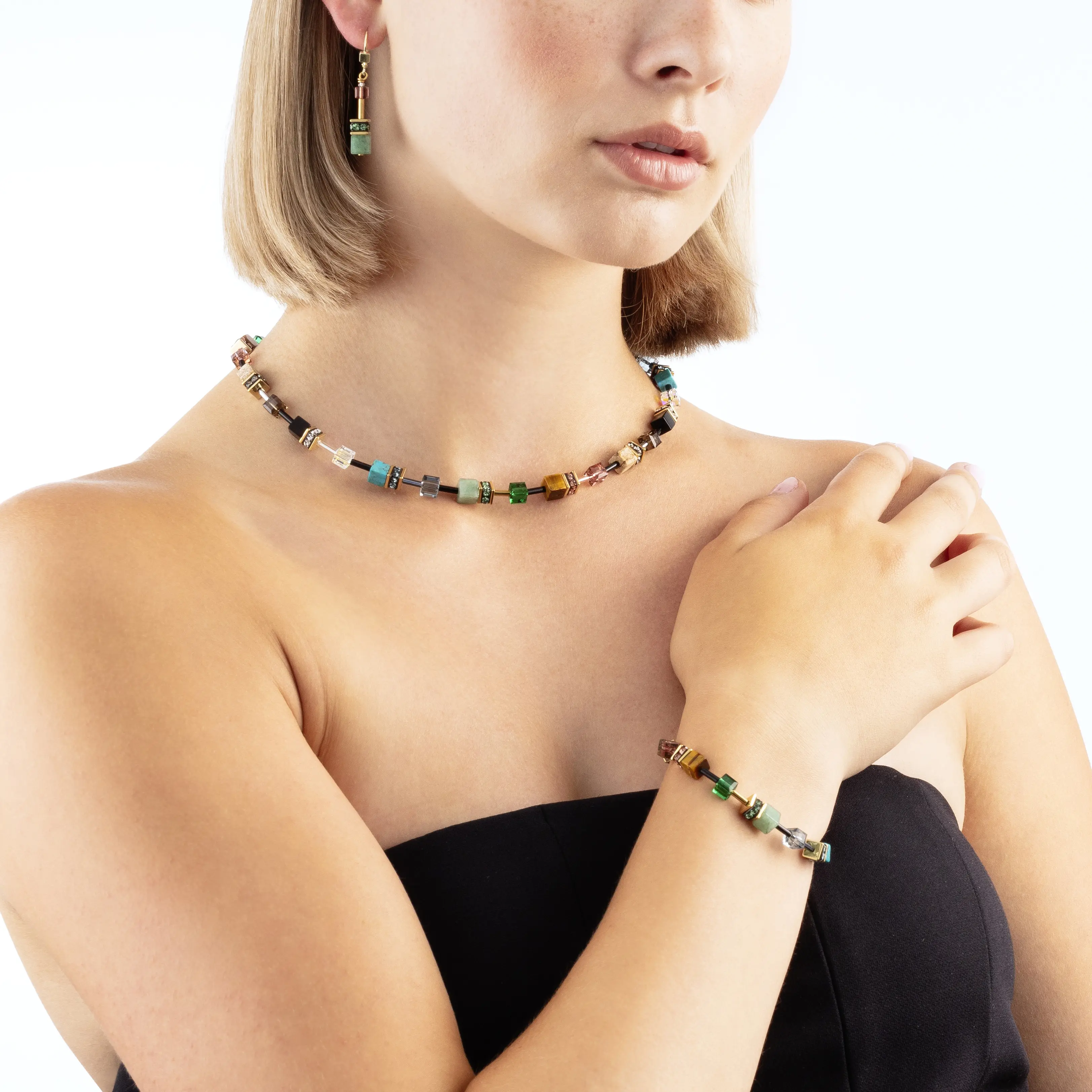 GeoCUBE® Iconic Precious earring Art Nouveau - Image 4