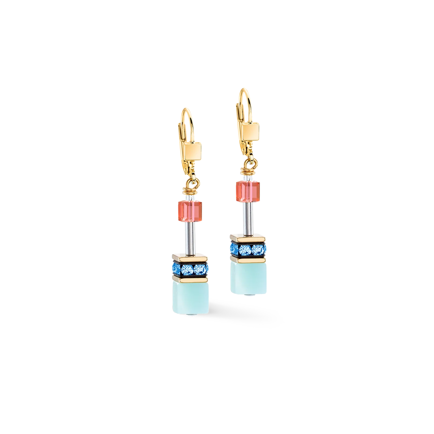 GeoCUBE® Iconic Precious earring Rainbow