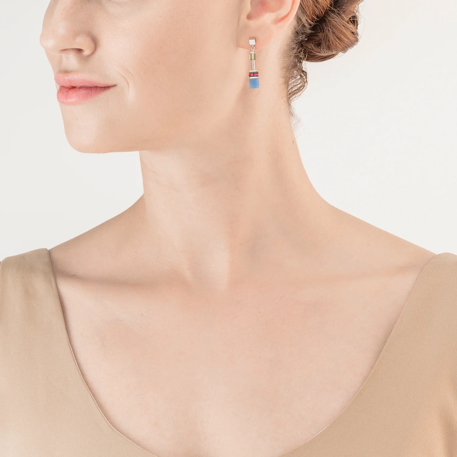 GeoCUBE® Iconic Precious earrings Multicolour Delight - Image 4