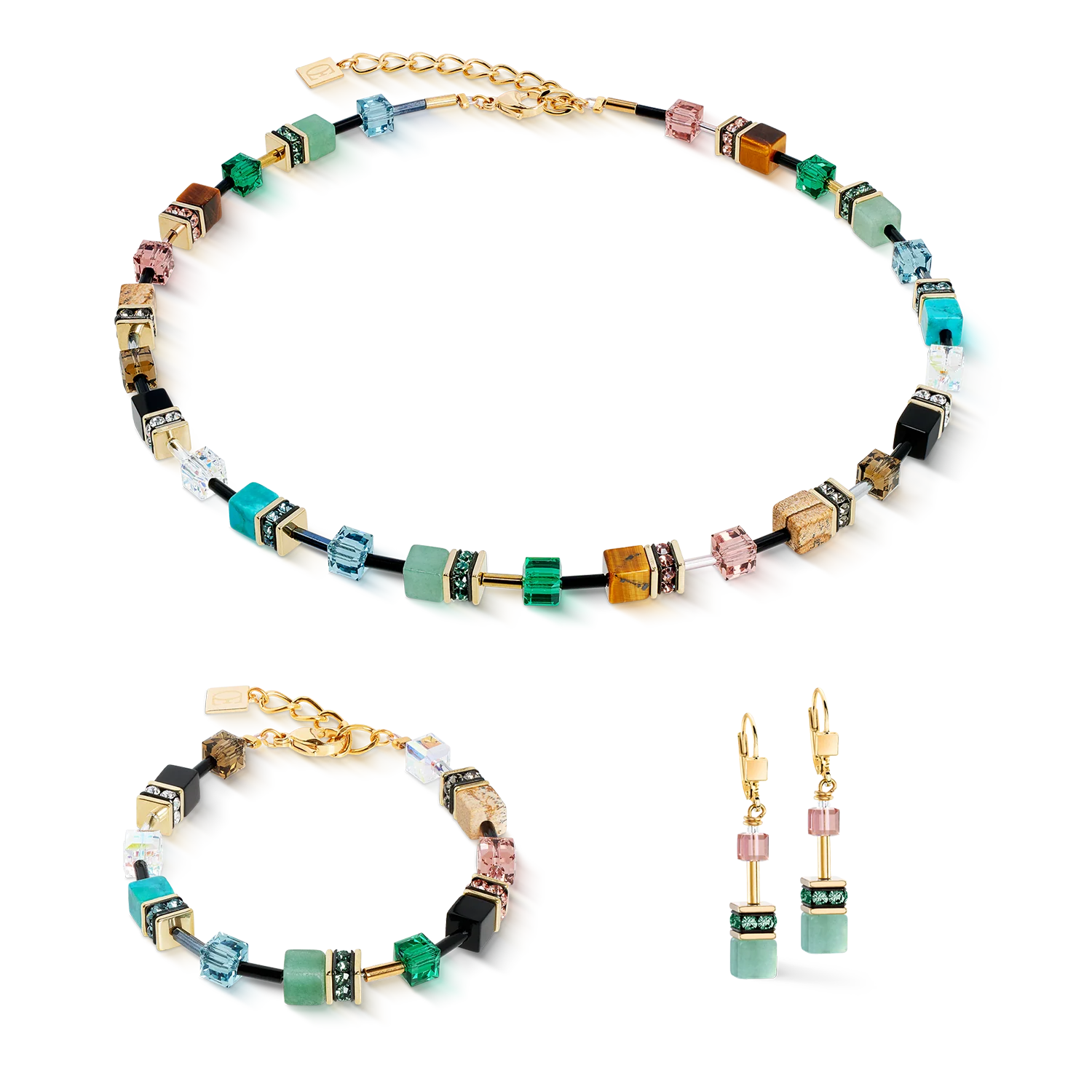 GeoCUBE® Iconic Precious necklace Art Nouveau - Image 3
