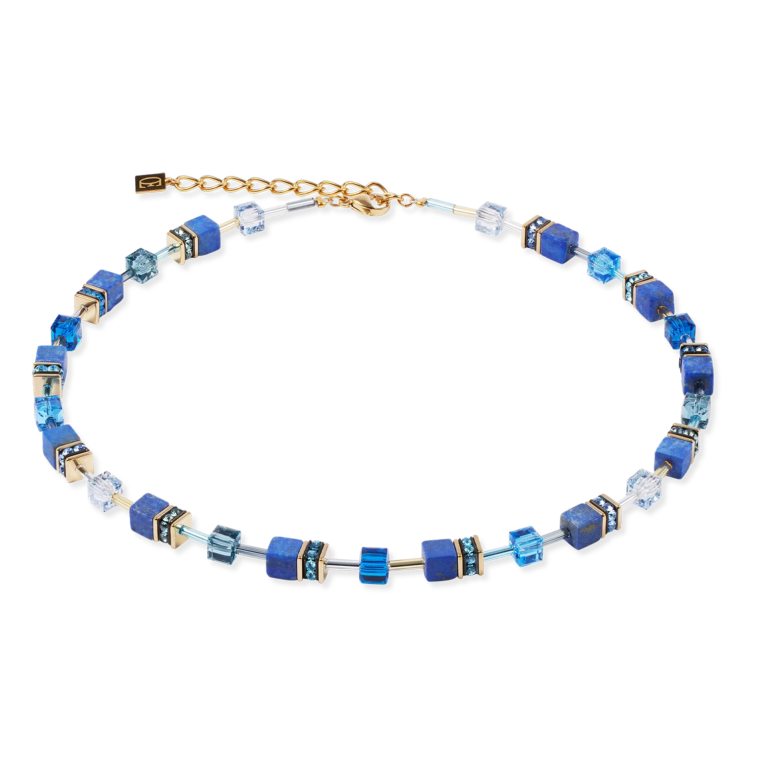 GeoCUBE® Iconic Precious necklace blue