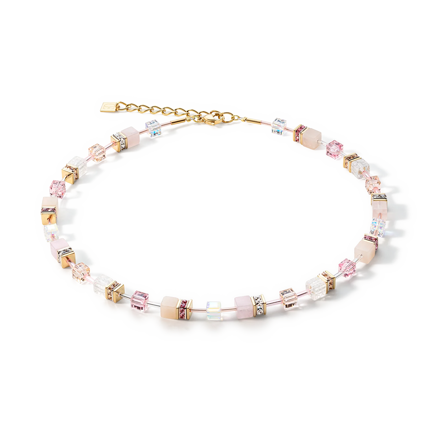 GeoCUBE® Iconic Precious necklace light rose