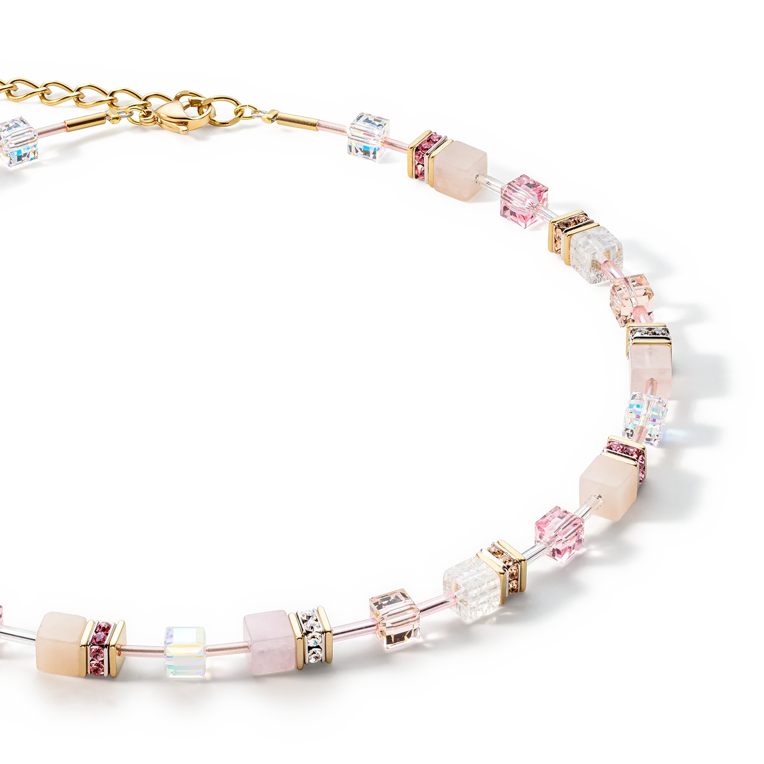 GeoCUBE® Iconic Precious necklace light rose - Image 2