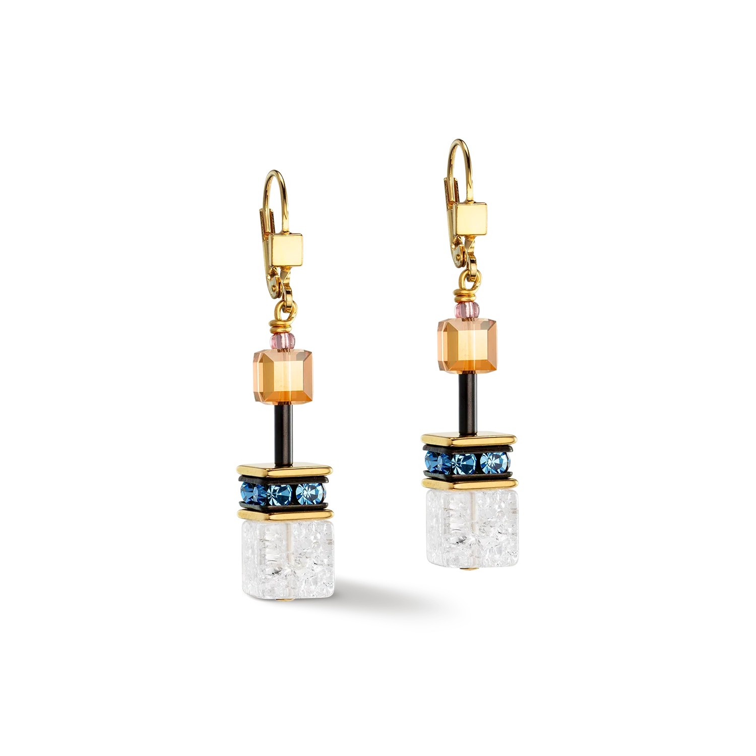 GeoCUBE® Iconic Statement Precious earrings multicolour