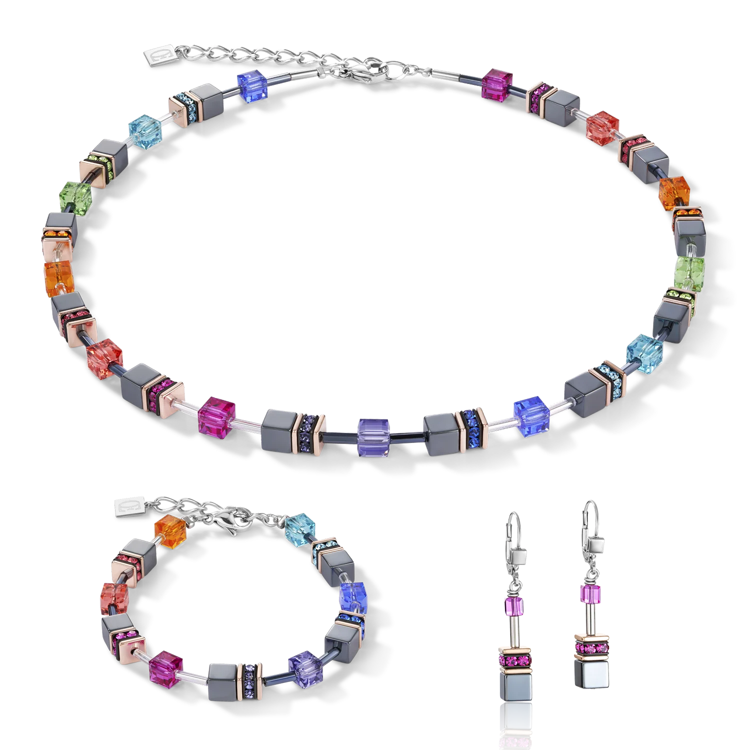 GeoCUBE® Necklace multicolour - Image 3