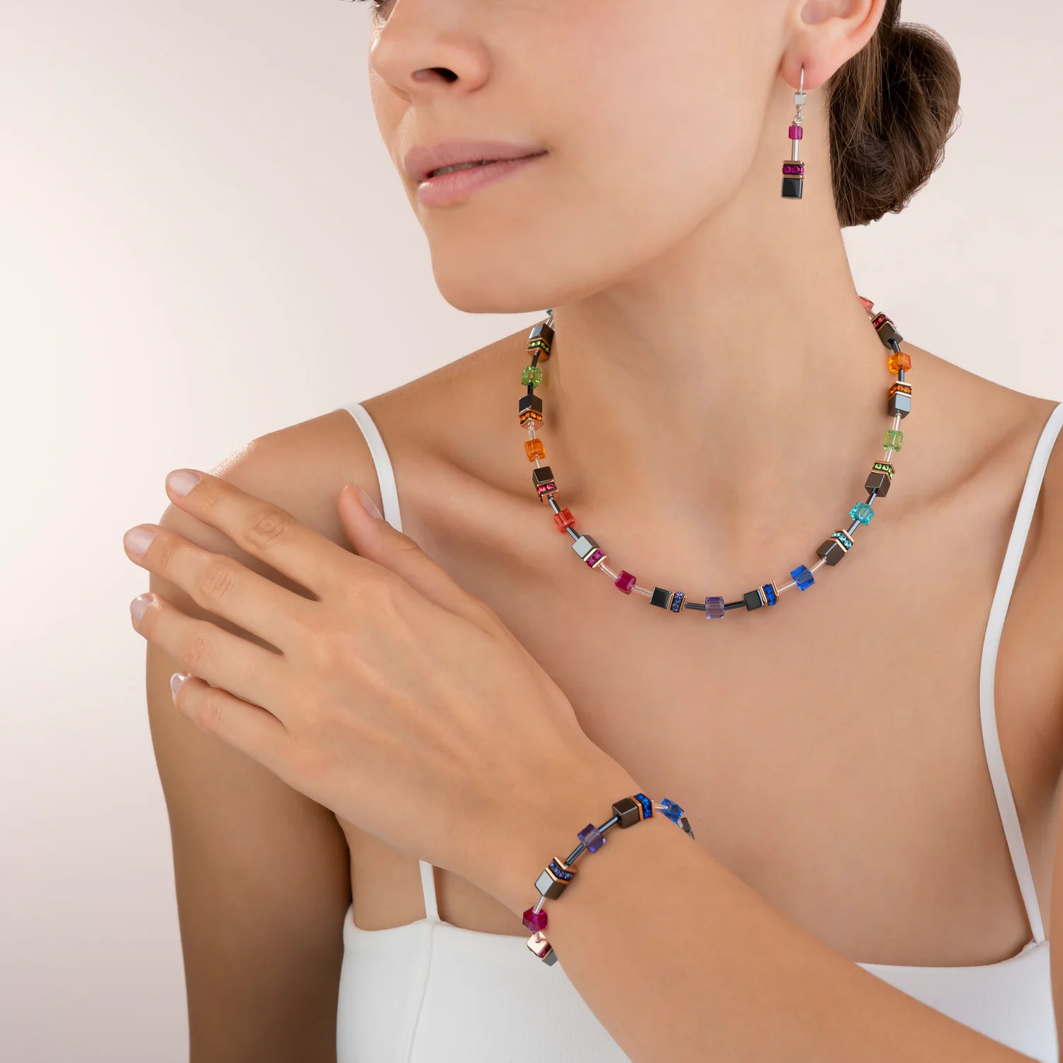 GeoCUBE® Necklace multicolour - Image 4