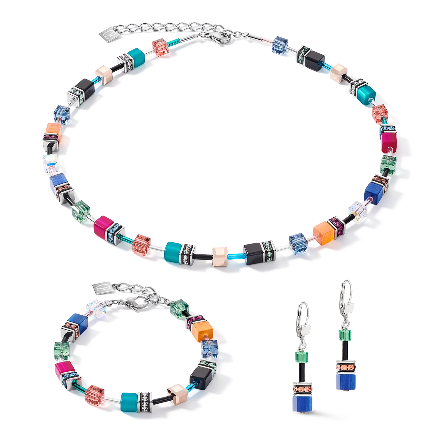 GeoCUBE® Necklace multicolour ethno - Image 3