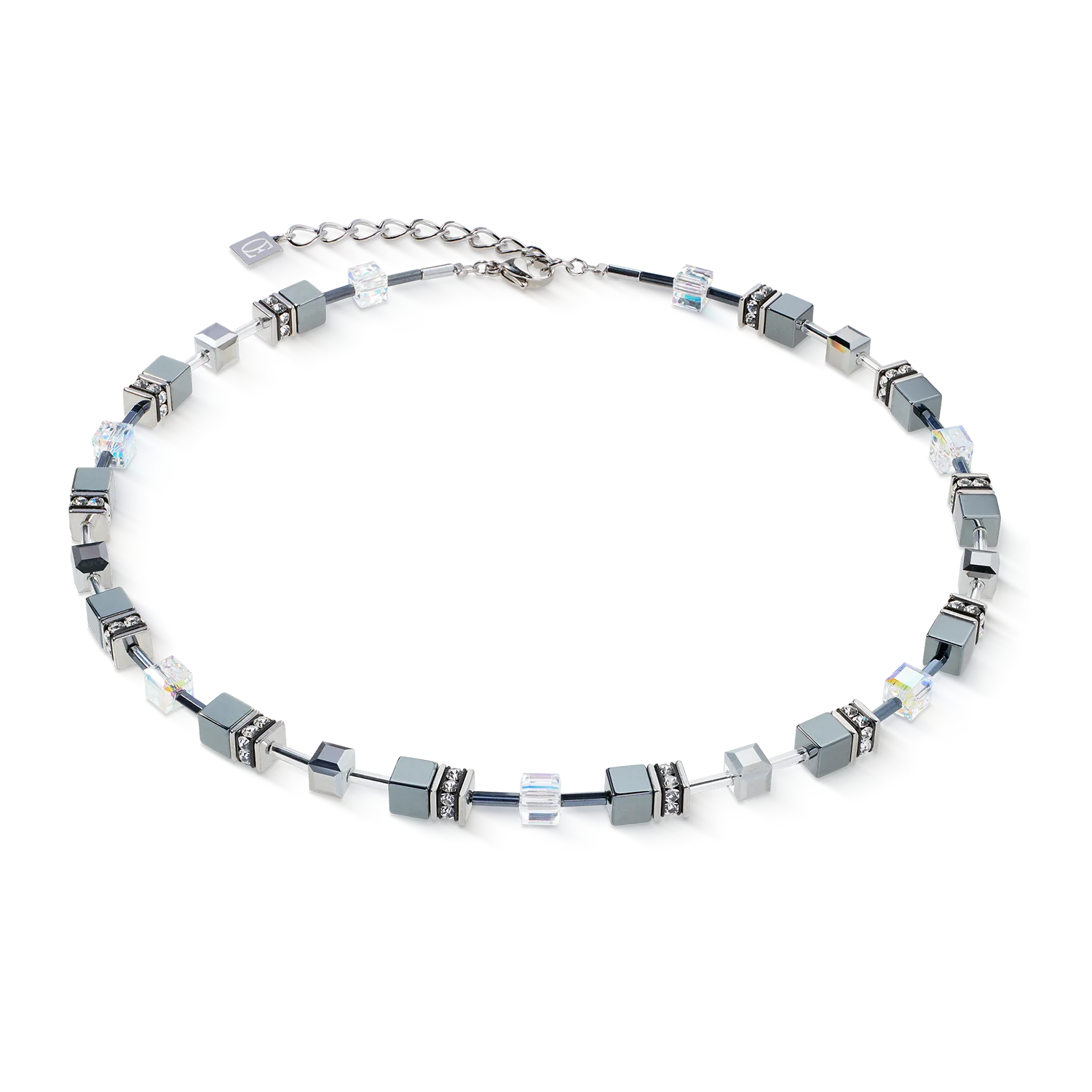 GeoCUBE® necklace platinum