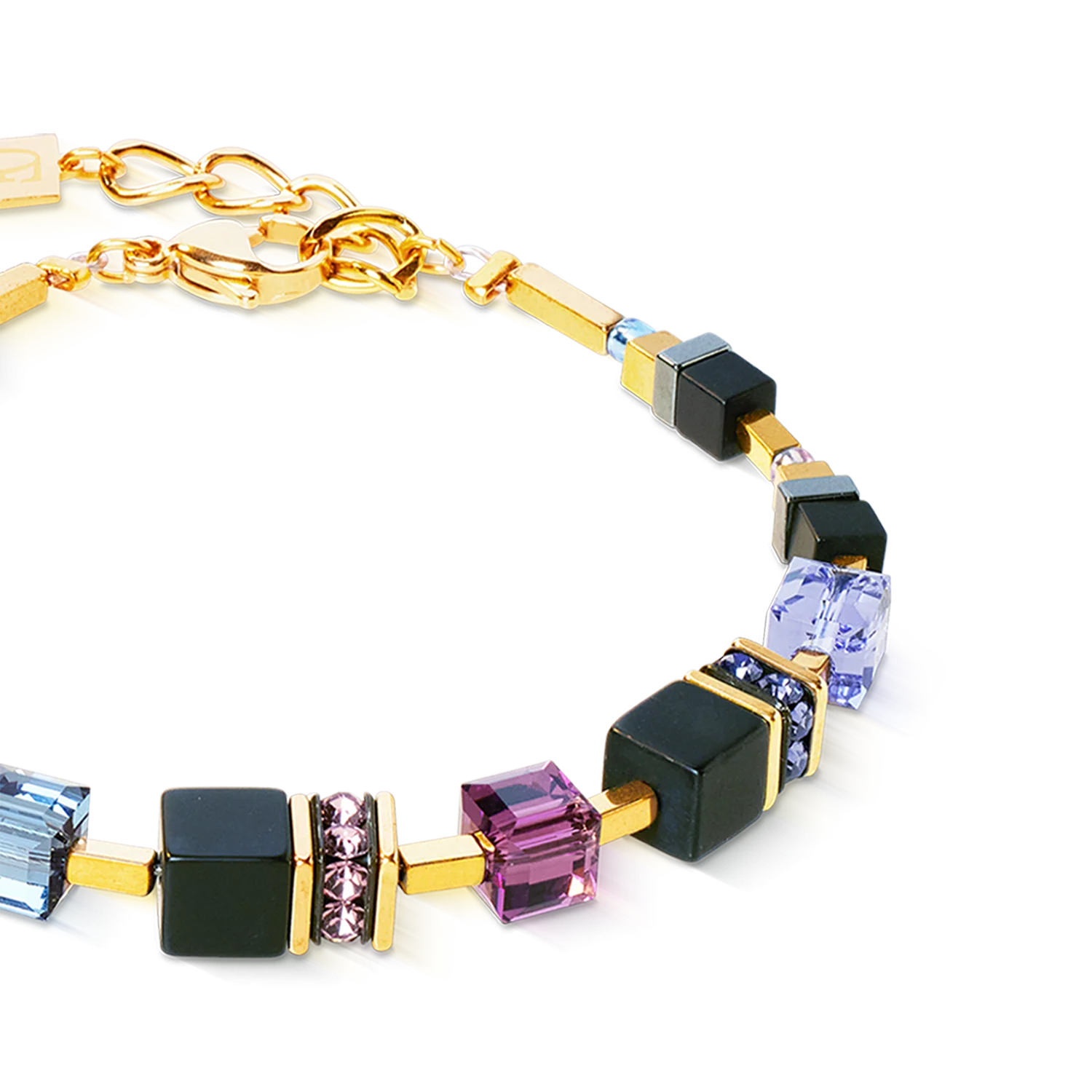 GeoCUBE® Precious Classic bracelet Blue Moon gold - Image 2